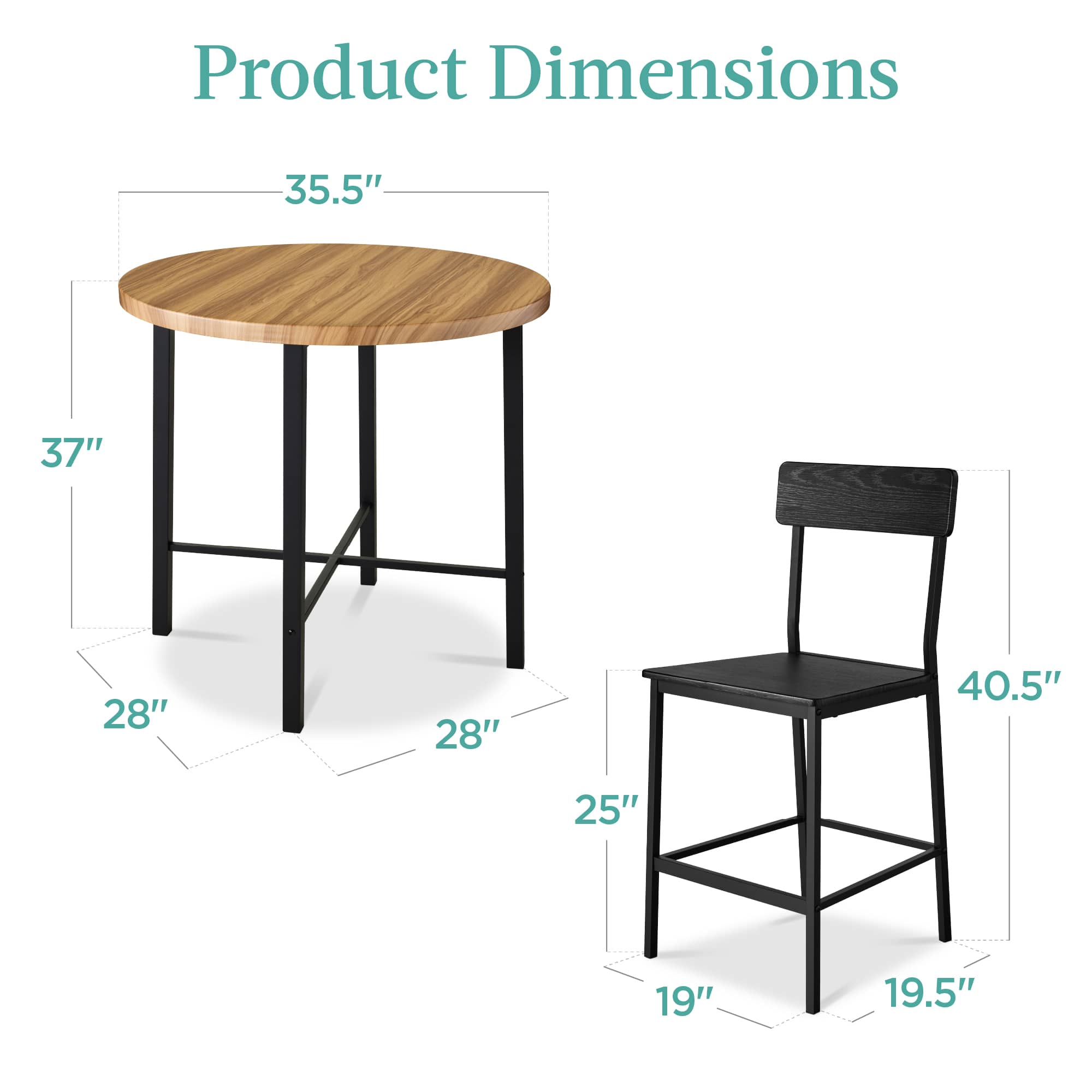 Best Choice Products SKY9427 Dining-Sets - View #2