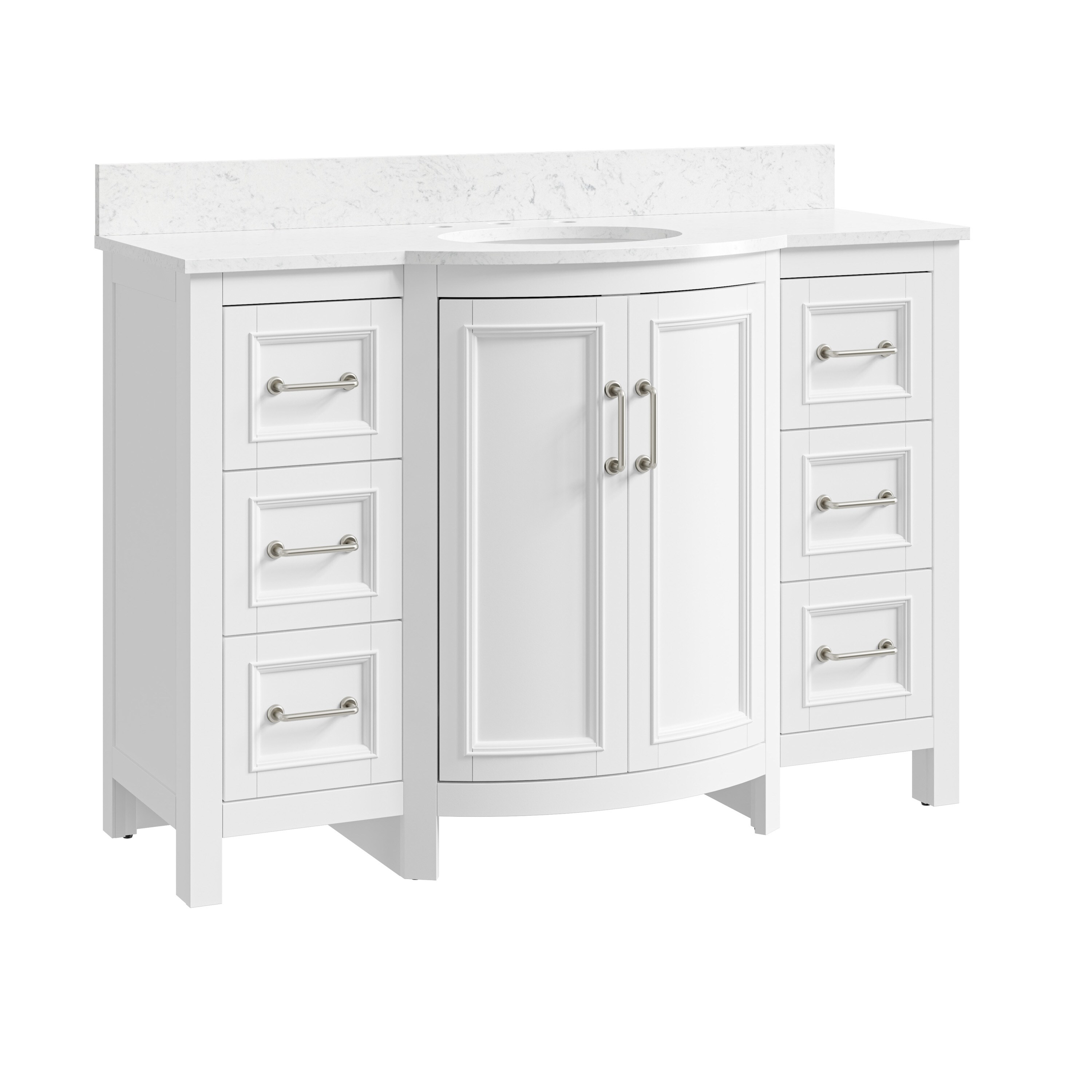 allen + roth 1007VTC-48-201-925UO Bath-Vanity-Combo - View #3