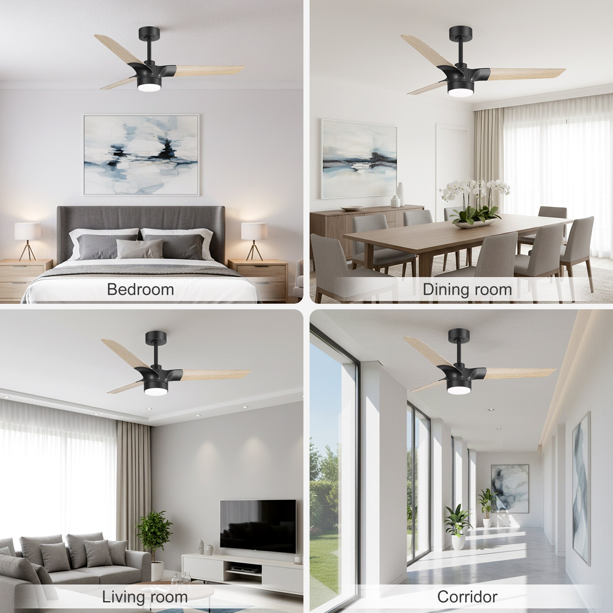 Airsurfer AS-29017-BK Ceiling-Fans - View #10