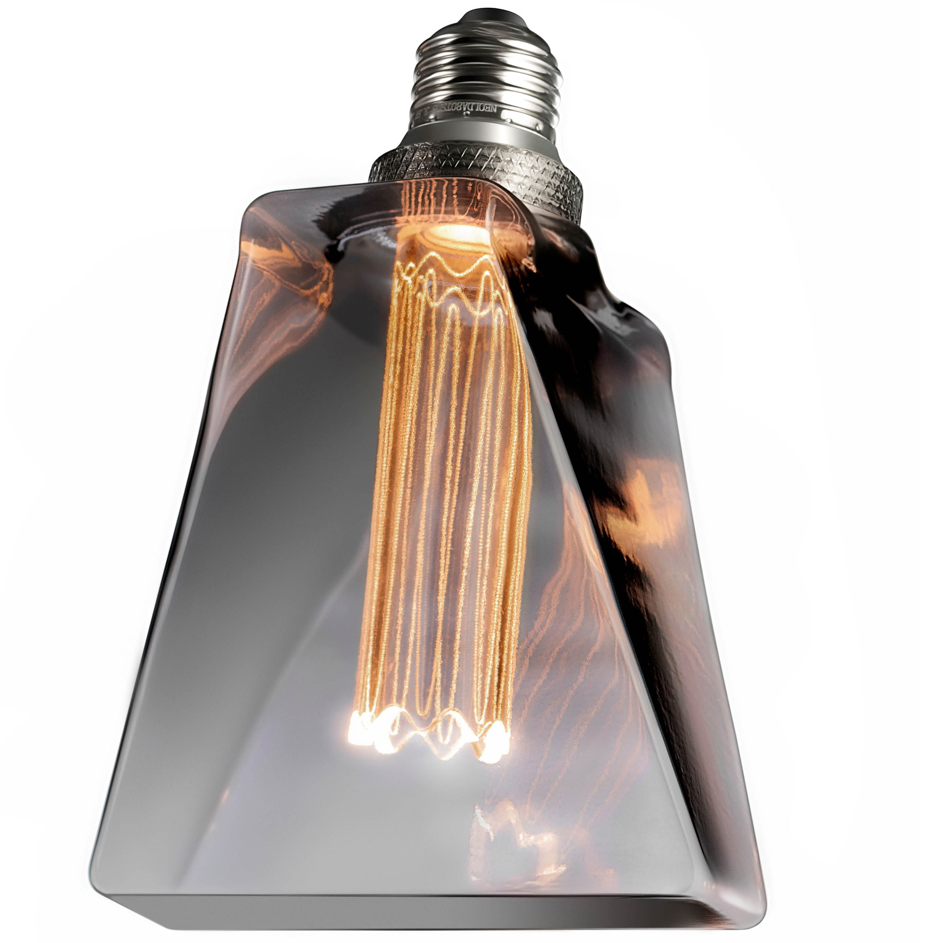 6.5 x 4.5 Edison Bulb Metal Scent Warmer Bronze - Threshold™