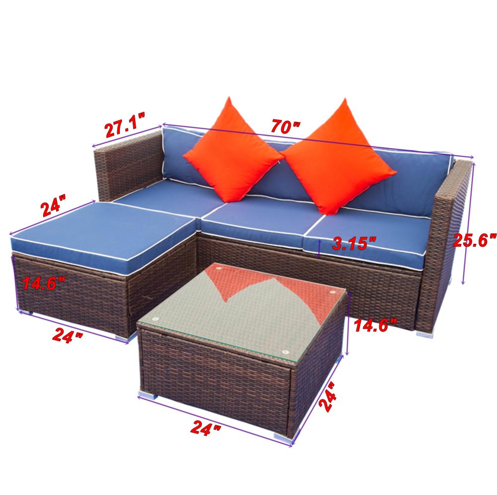 CASAINC EL-W329S00005 Patio-Conversation-Sets - View #10