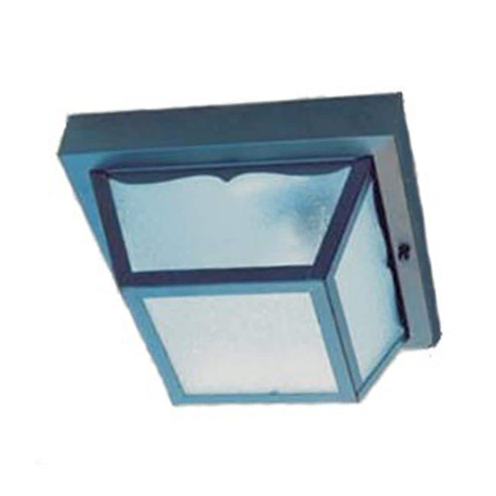 Acclaim Lighting 4901BK Builder's Choice 1 -Light 7.0-in Matte Black Indoor/Outdoor