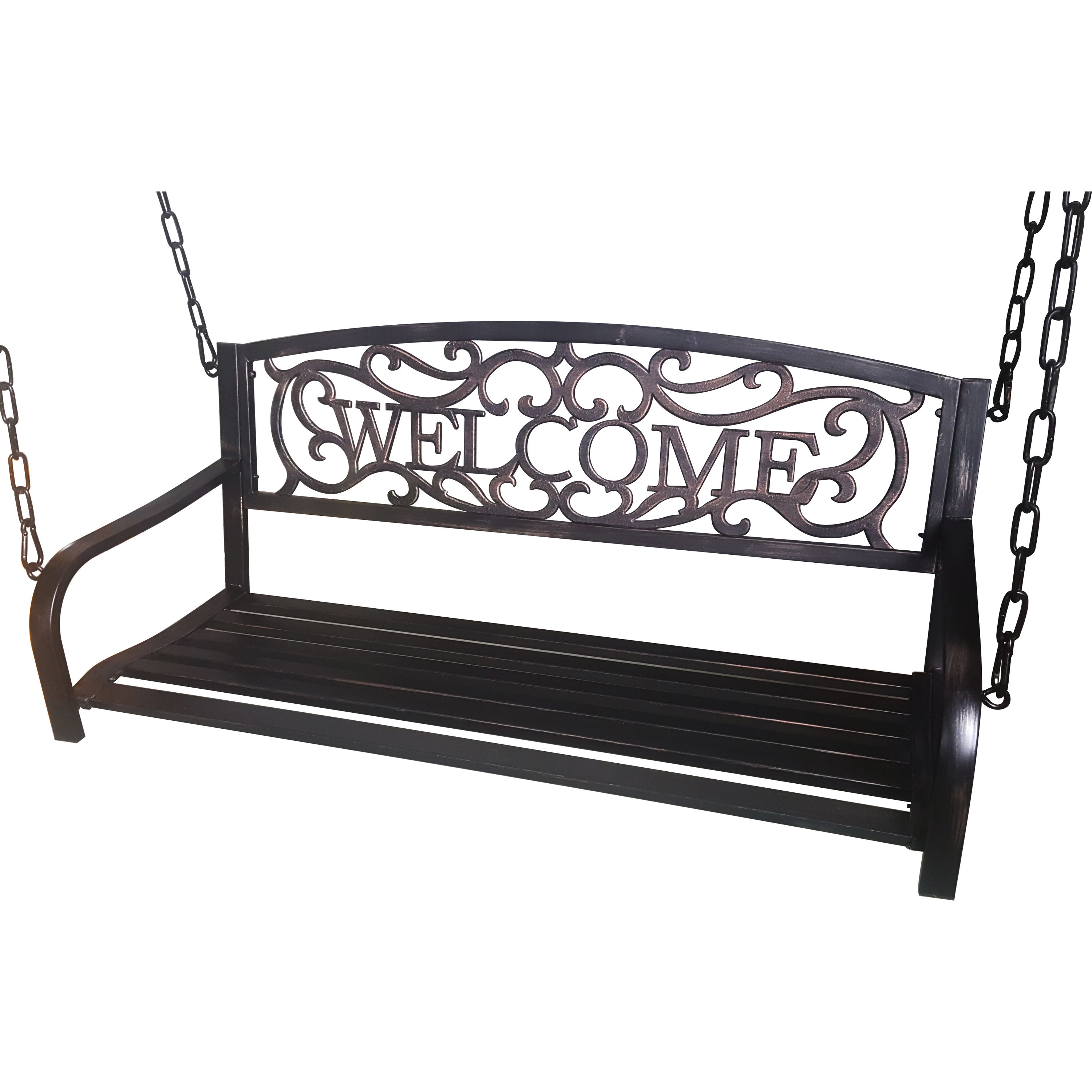 backyard expressions deluxe two seat swing