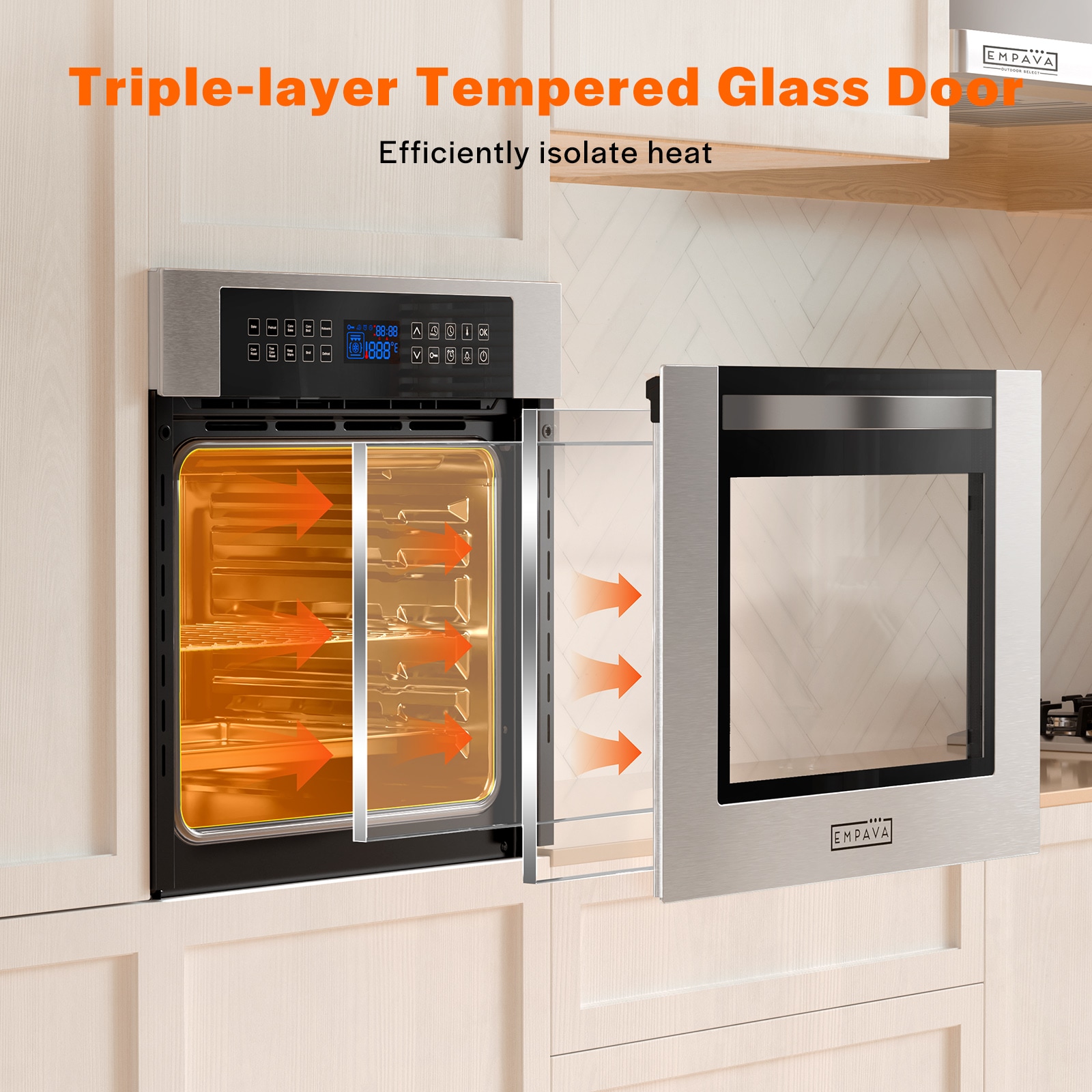 Empava EMP-24SOC02 Swall-Elec-Oven - View #3