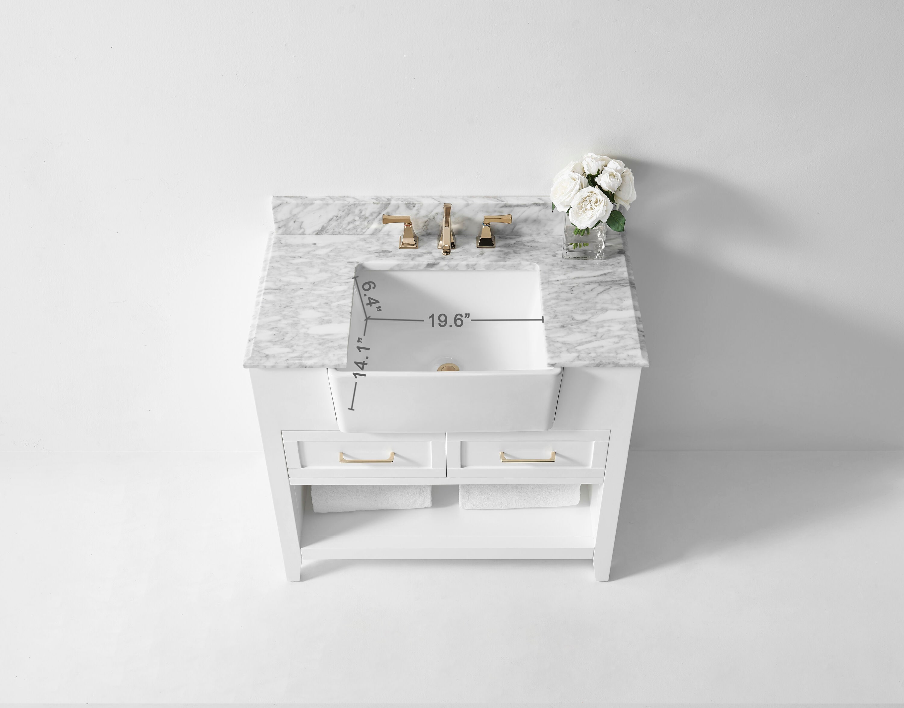 Ancerre Designs VTS-HAYLEY-36-W-CW Bath-Vanity-Combo - View #6