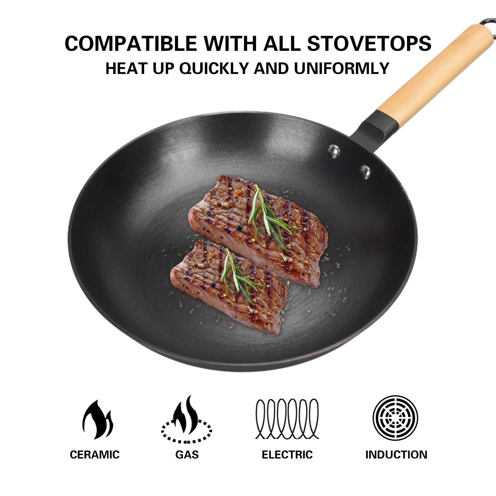 LTMATE LSVOCR-08-BLK Cooking-Pans-Skillets - View #3