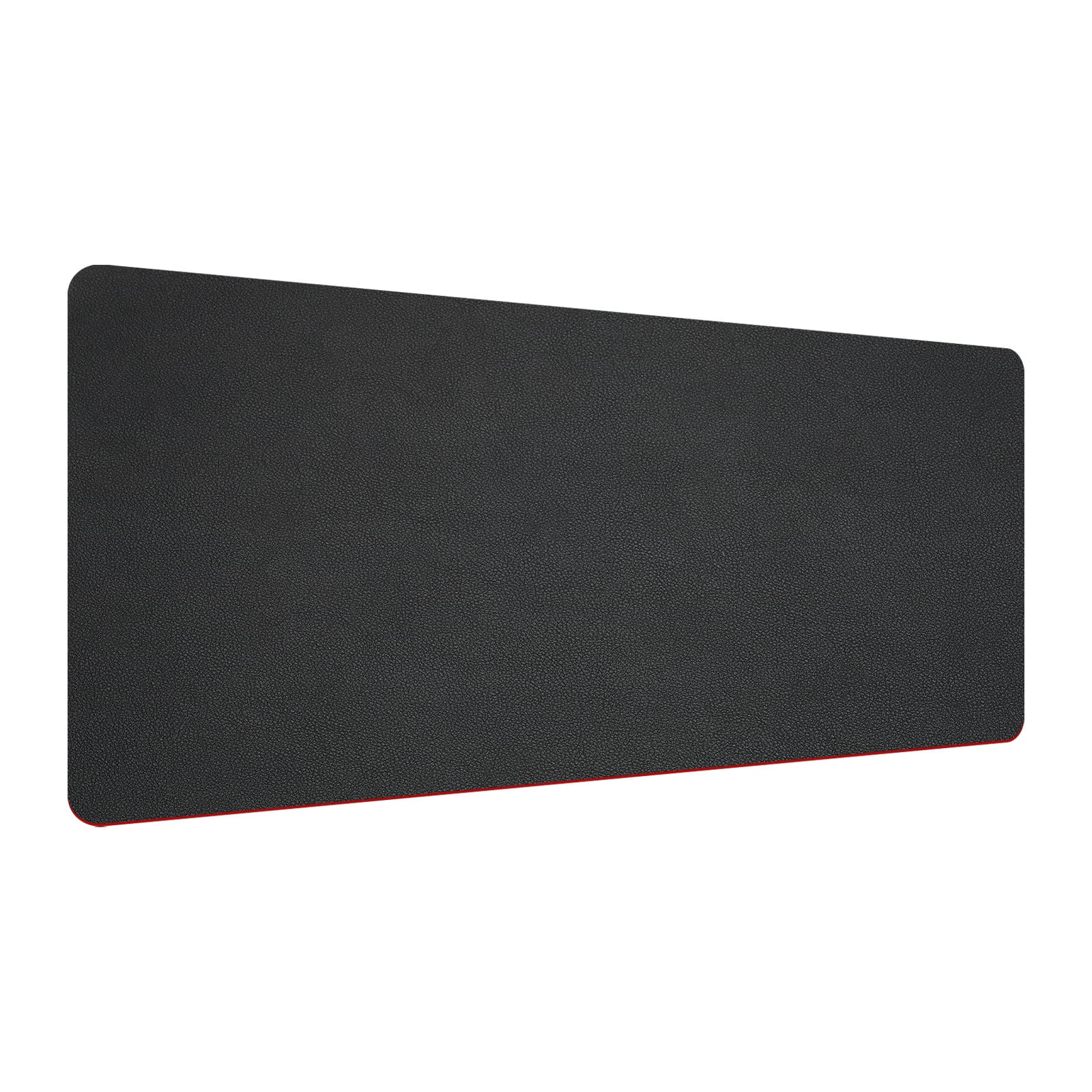 28 Inchx14 Inch Desk Mat Protector PU Leather Dual Side Waterproof Mouse Pad Writing Mat for Office Home Black/Red