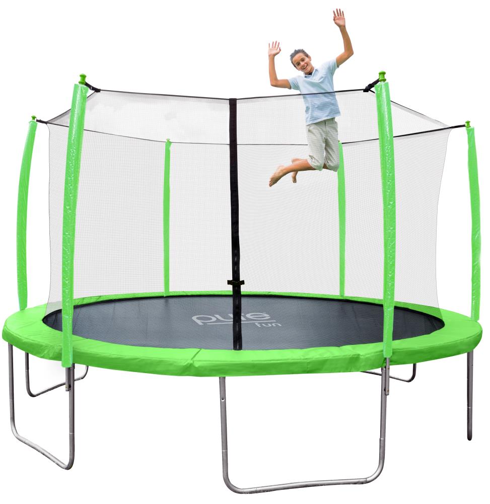 Fil suge Helt vildt Pure Fun Supabounce 14-ft Round Backyard in Green at Lowes.com