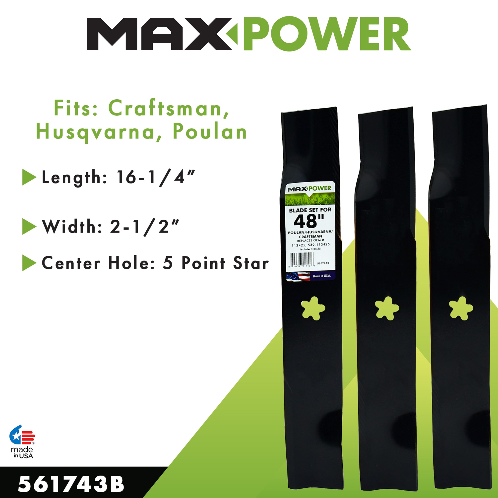 MaxPower 561743B Ope-Mower-Blades - View #5