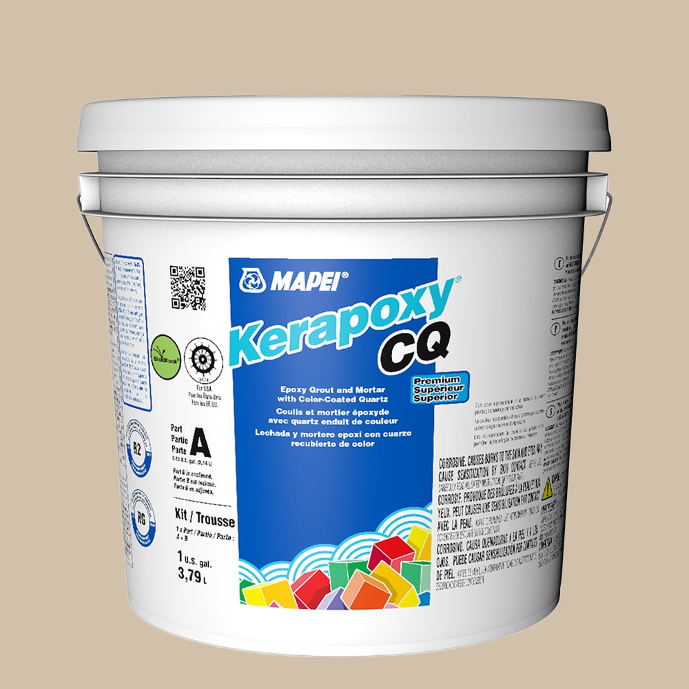 MAPEI Kerapoxy CQ Bone #5015 Epoxy Grout (1-Gallon) in the