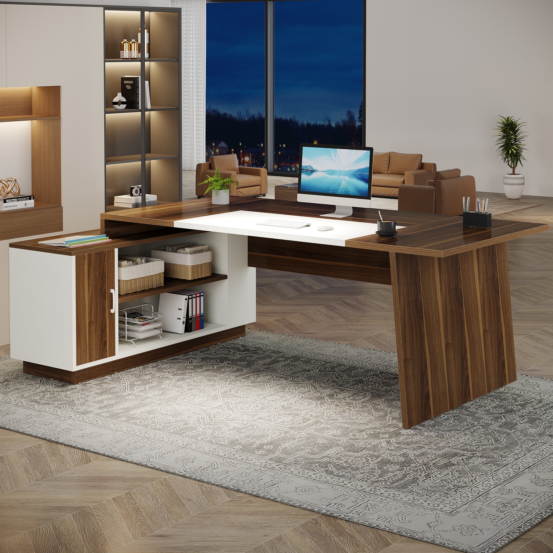 Tribesigns LWFD-F2018 Office-Tables - View #7