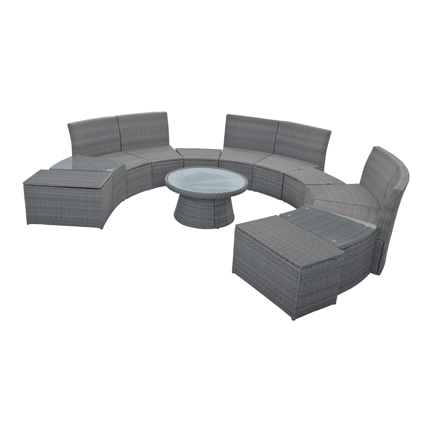 SINOFURN SYA380069GY Patio-Conversation-Sets - View #19