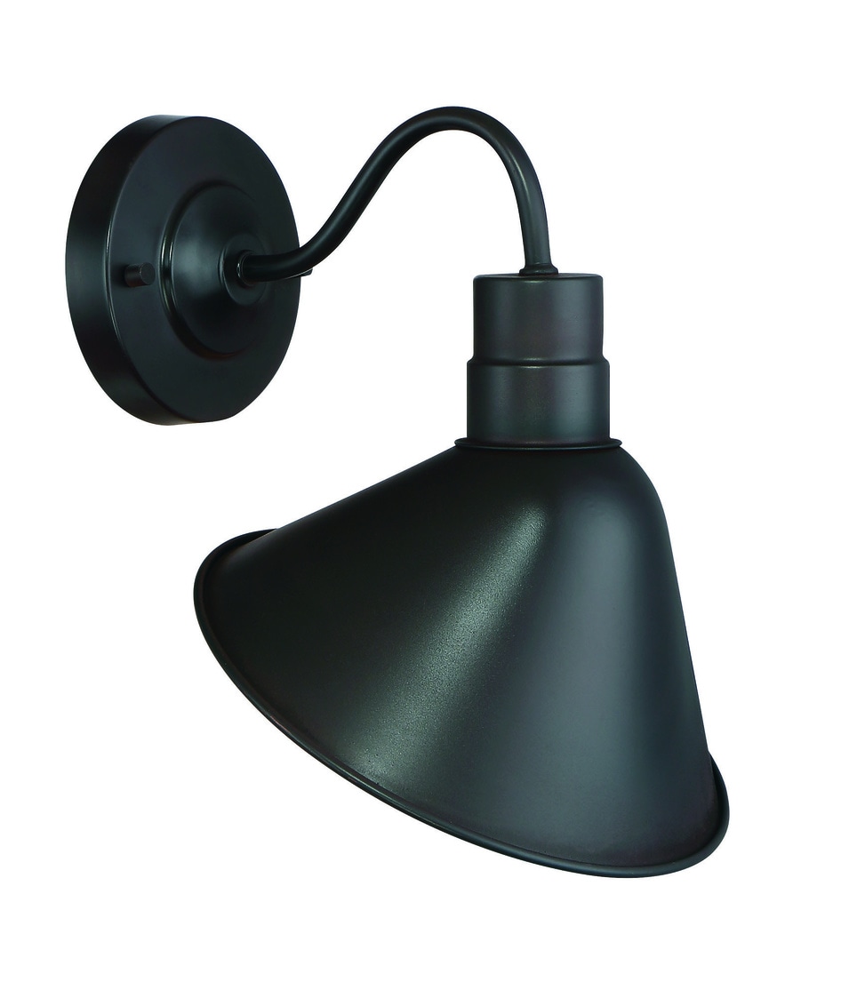 Meridian Lite Trends M50061ORB Meridian 1 -Light 10.6-in H Oil-rubbed Bronze Hardwired Outdoor Wall Light