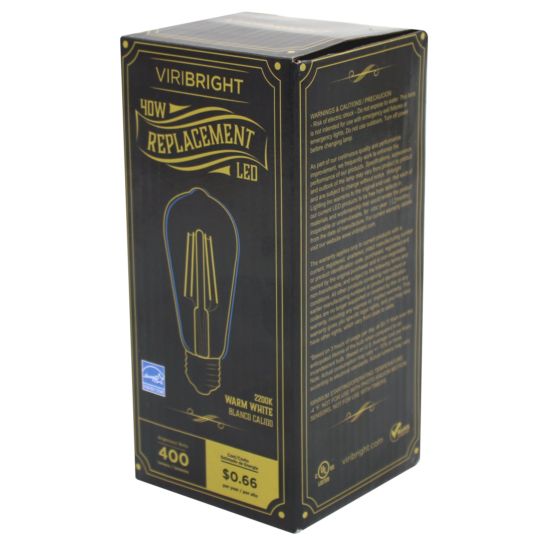 Viribright Lighting 641350-12SC Dec-Led-Light-Bulbs - View #9