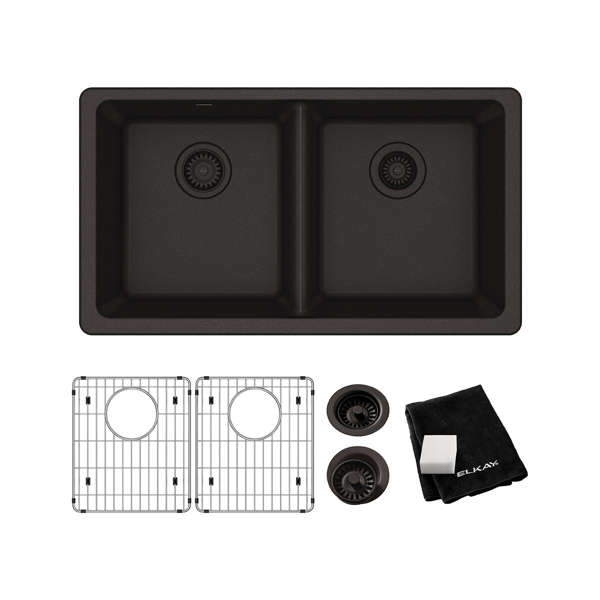 Elkay ELGU3322BK0C Kitchen-Sinks - View #3
