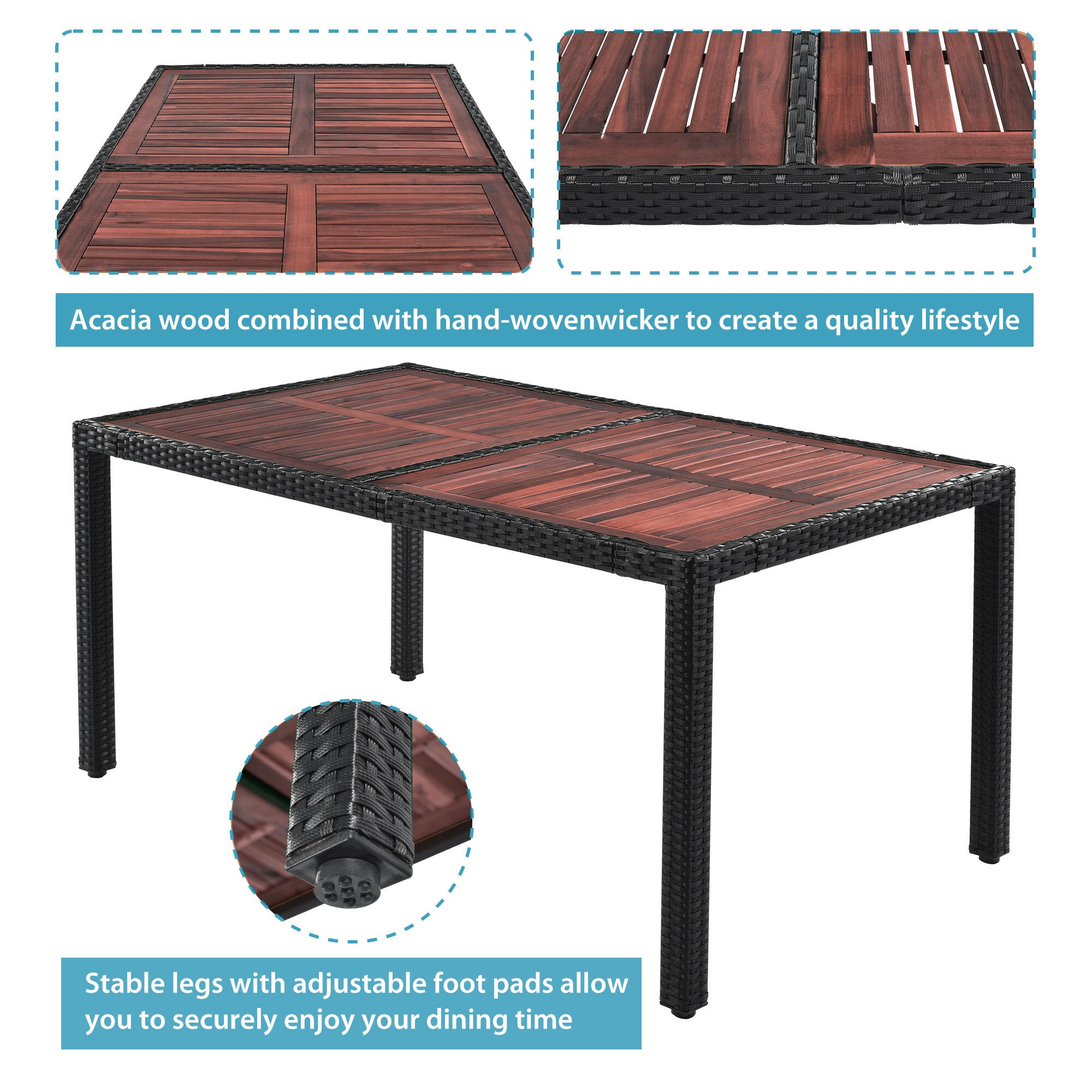 Clihome TX237S00004 Patio-Dining-Sets - View #7