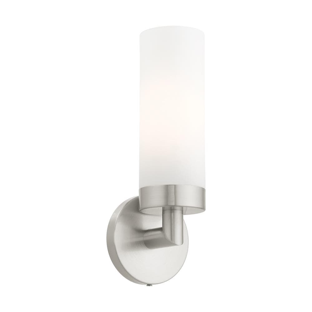 Aero 11.75'' Brushed Nickel Contemporary Dimmable Wall Sconce