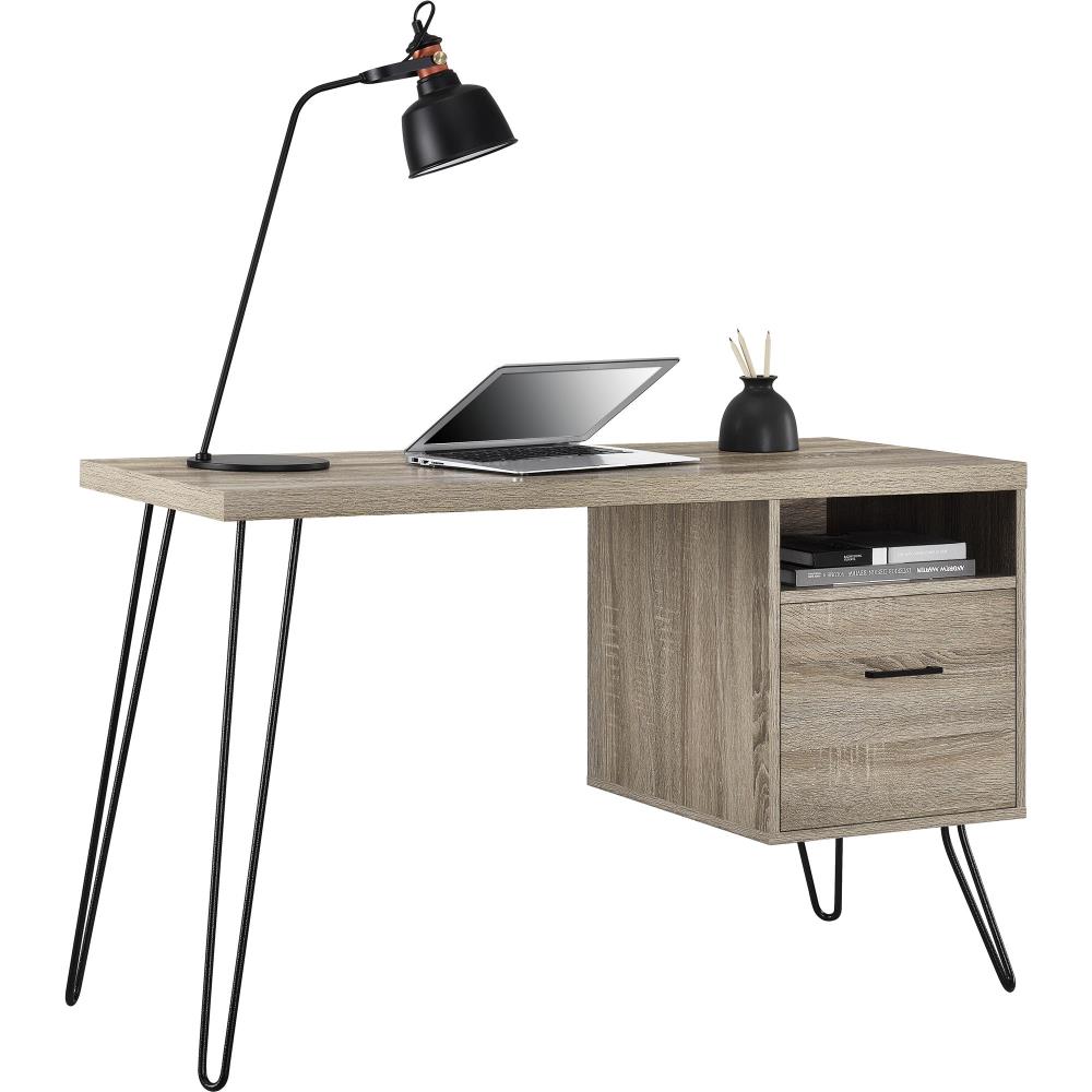 Ameriwood Home Camila 41.65-in Green Modern/Contemporary Computer Desk in  the Desks department at