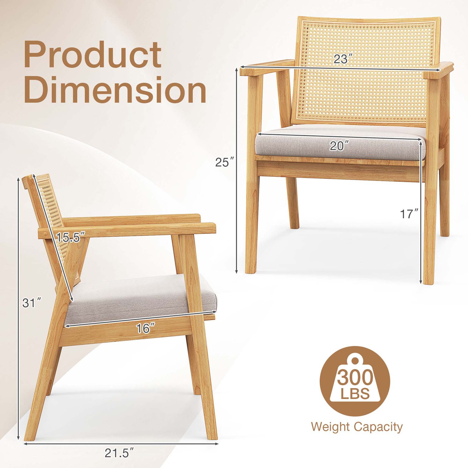 Costway CSHY003670 chairs - View #3