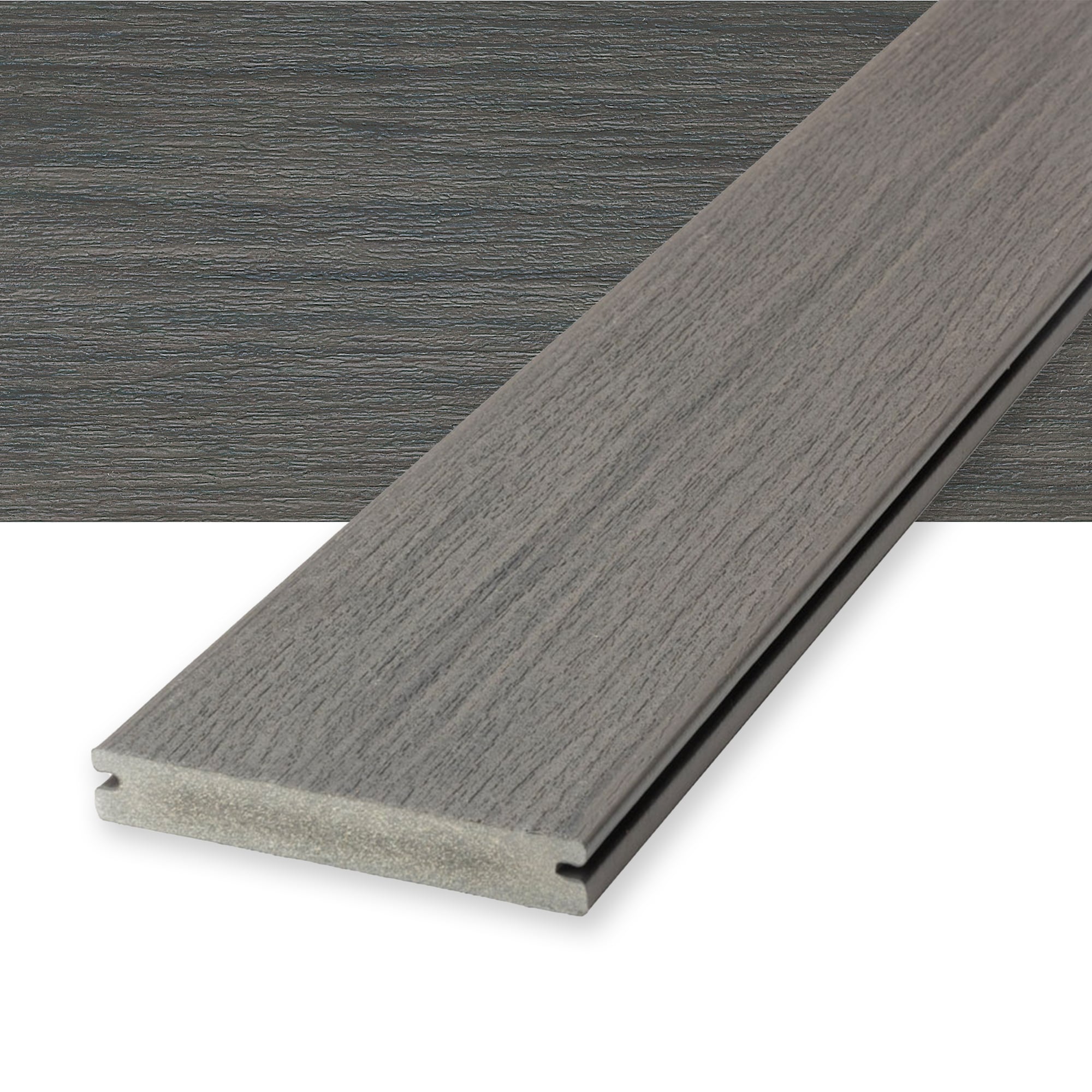 Deckorators 502487-20 Vista 1-in x 6-in x 20-ft Driftwood Grooved Composite Deck board