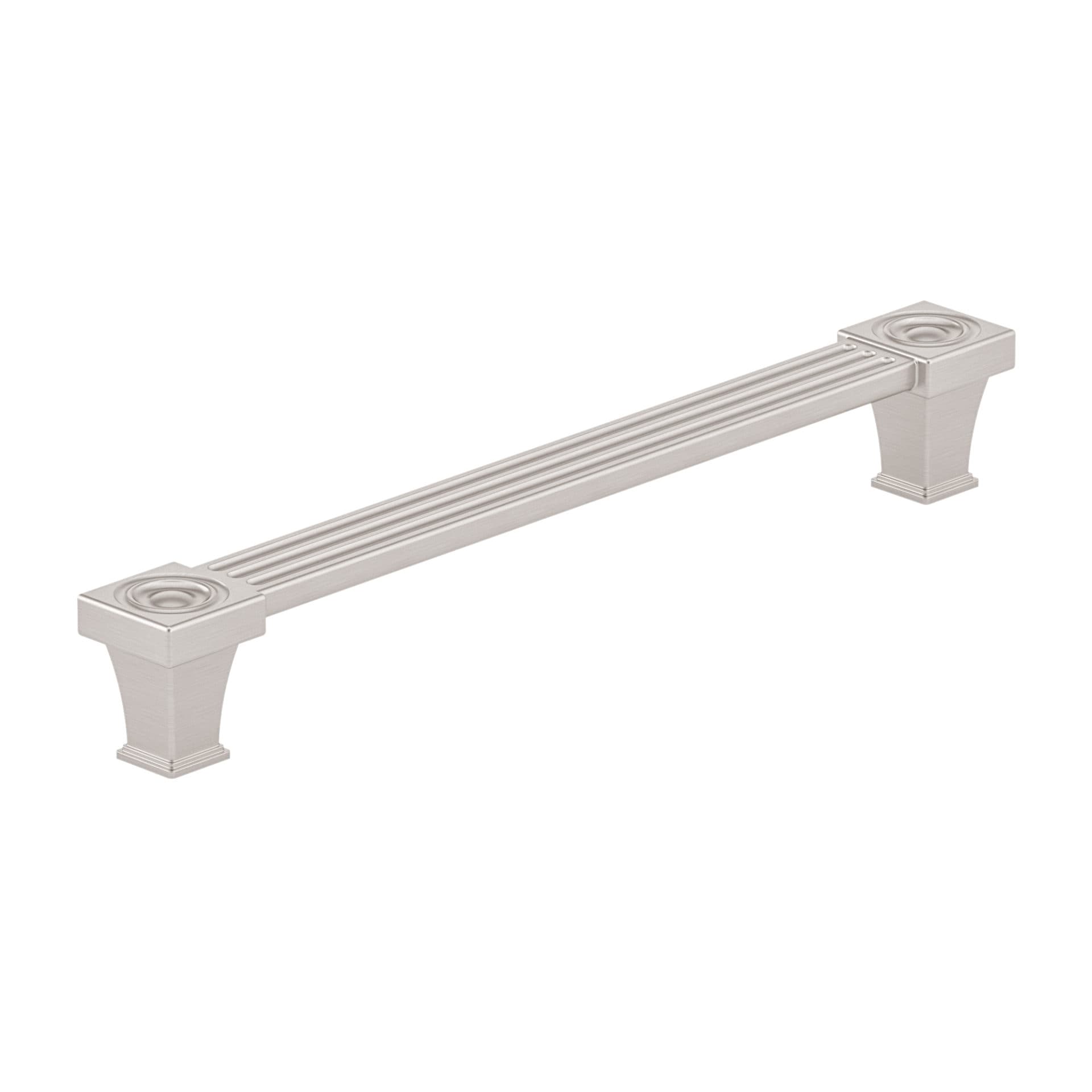 Richelieu BP8822192195 Verona 7-9/16-in , 192mm Center to Center Brushed Nickel Rectangular Handle