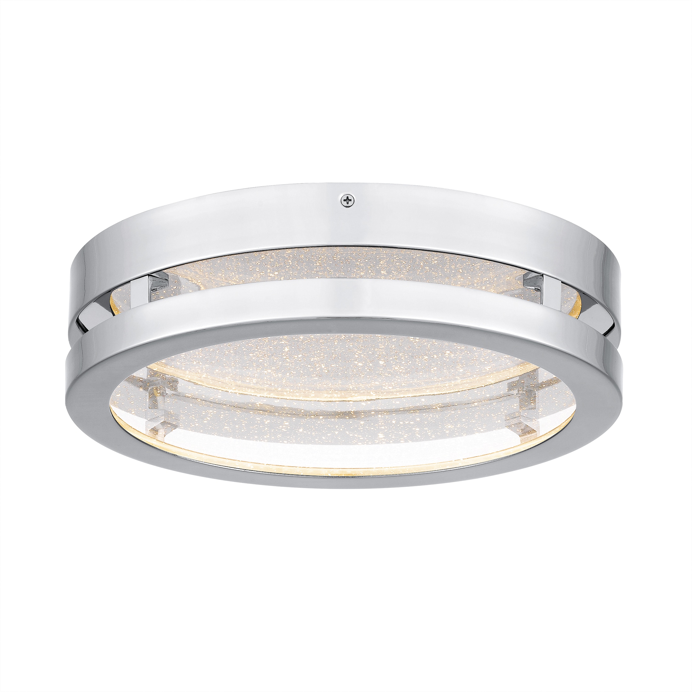 Quoizel QFL5634C Sylvia 1-Light 13-in Polished Chrome LED Flush Mount Light