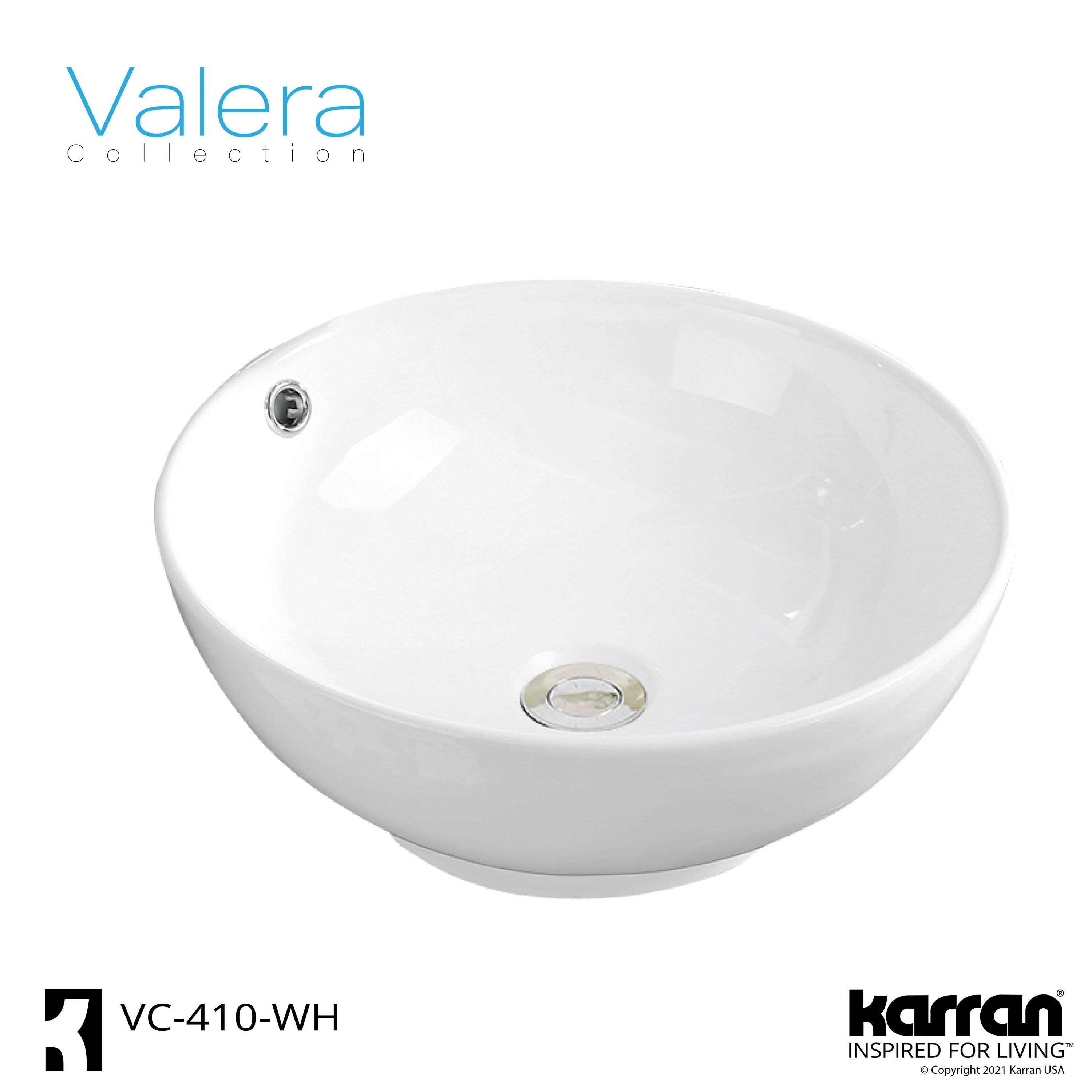 Karran VC-410-WH Bath-Sink - View #3