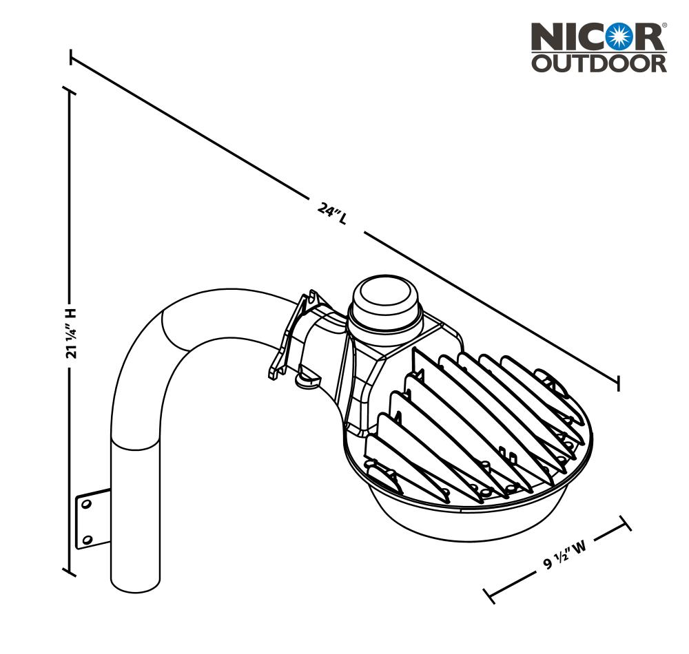 Nicor Lighting ODL2050MV507GRP Area-Lights - View #11