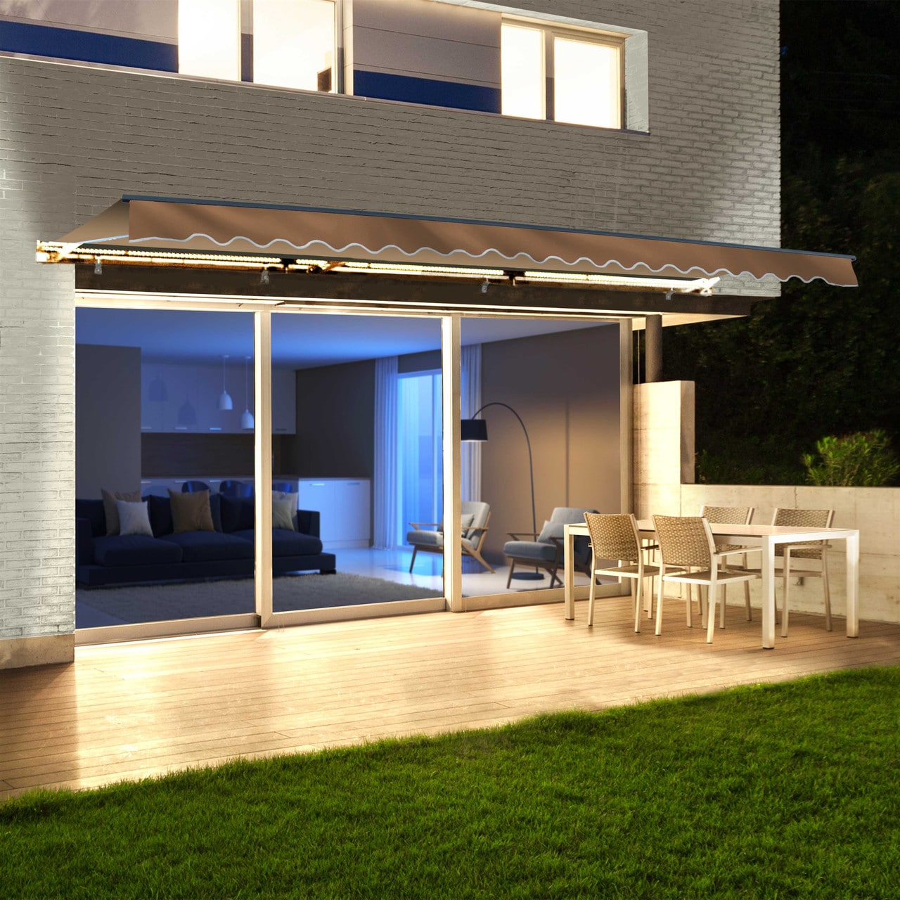 ALEKO AWCL13X10SAND31-LO awnings - View #2