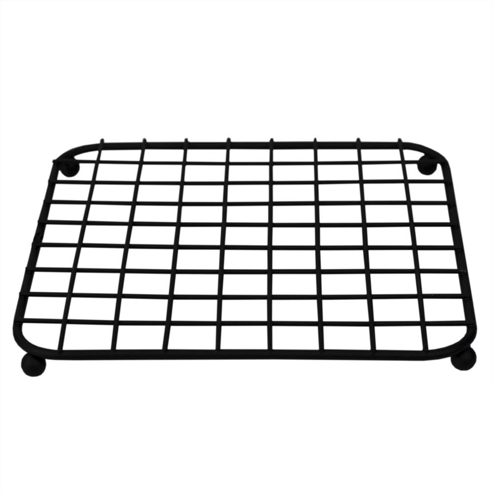 Home Basics LOW69874 Black Stainless steel Square Trivet(s)