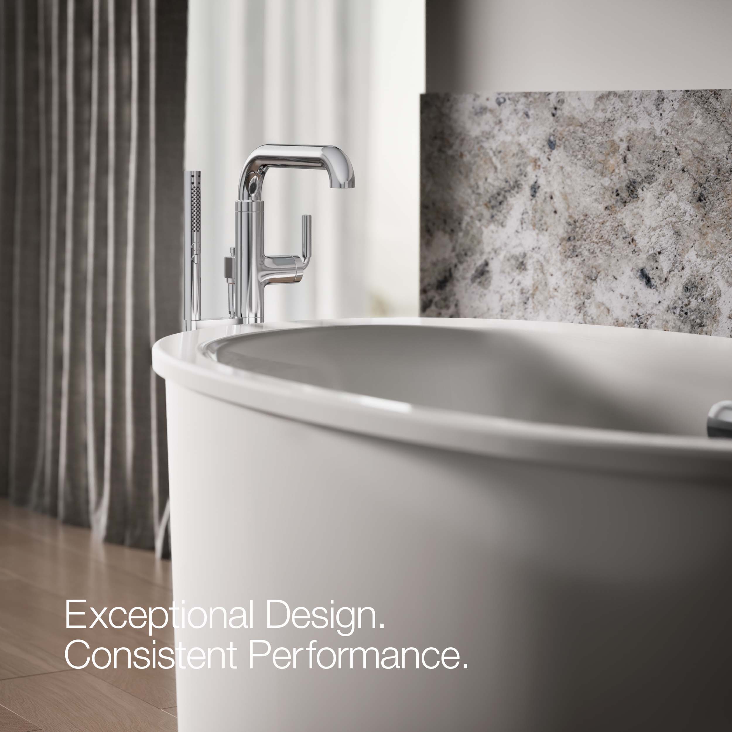 KOHLER T27424-4-CP Roman-Tub-Faucets - View #9
