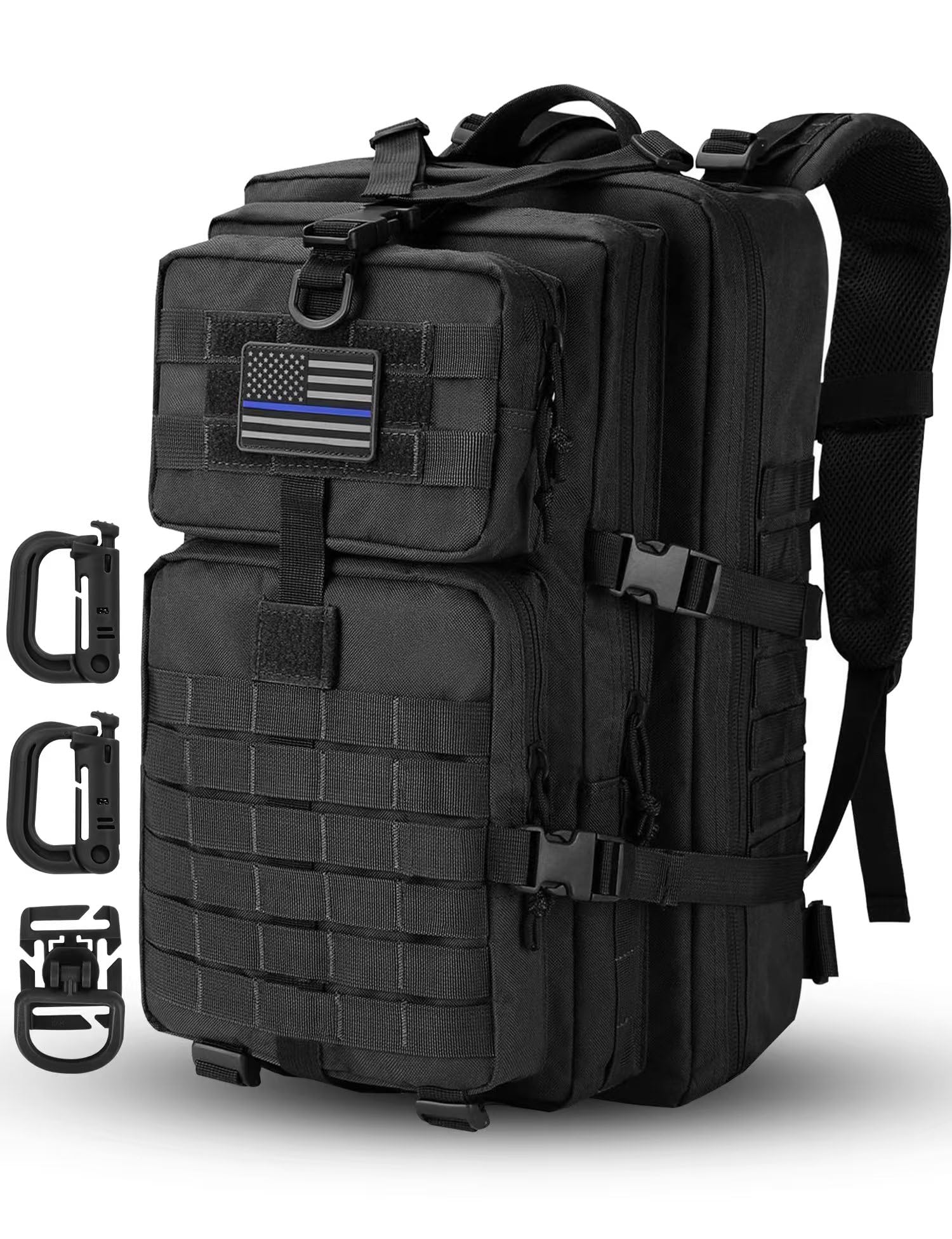 UUDULY Tactical Backpack Military Army Camping Rucksack 3 Day Pack Trip ...