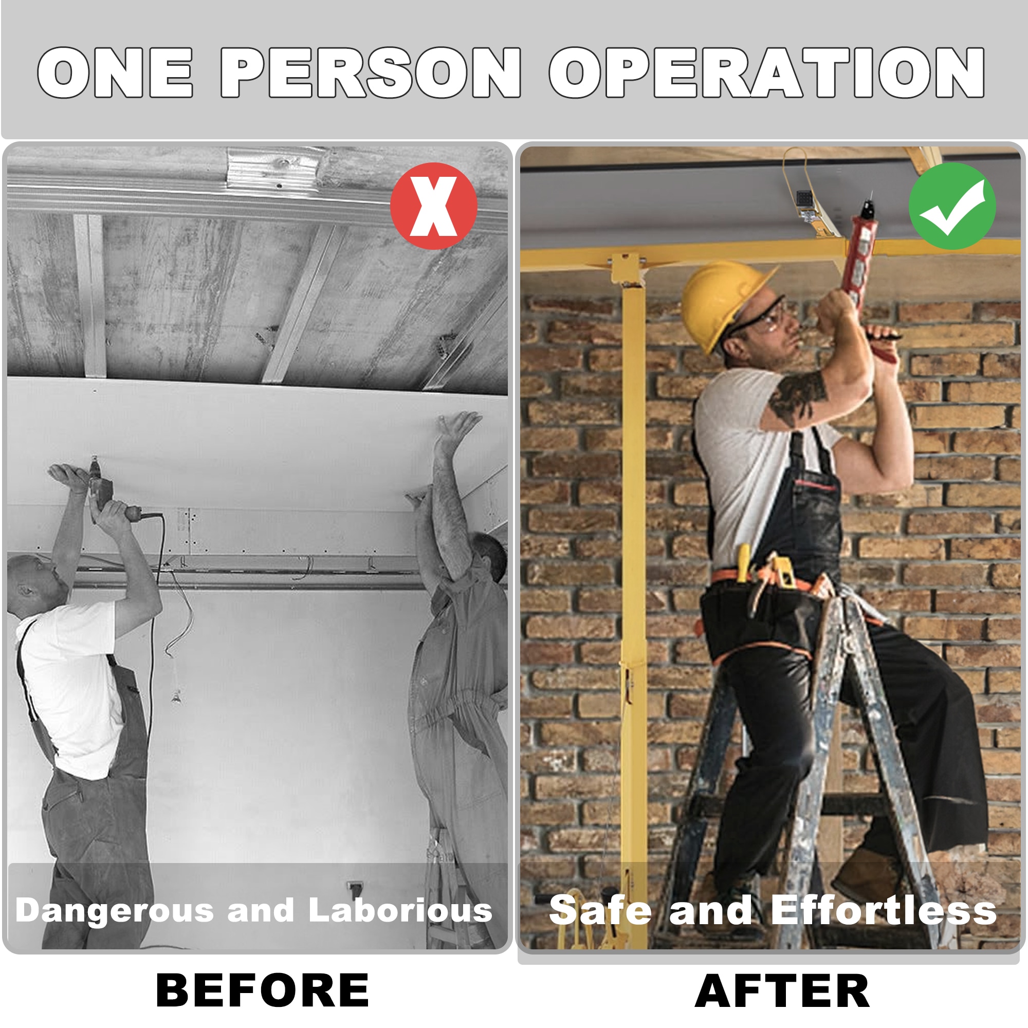 Maocao Hoom JLHXK2HX Drywall-Panel-Carriers - View #6