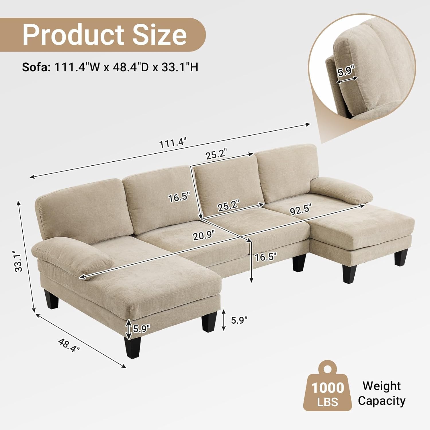 Outopee LO1G98000447+48 Sofas-Loveseats - View #6