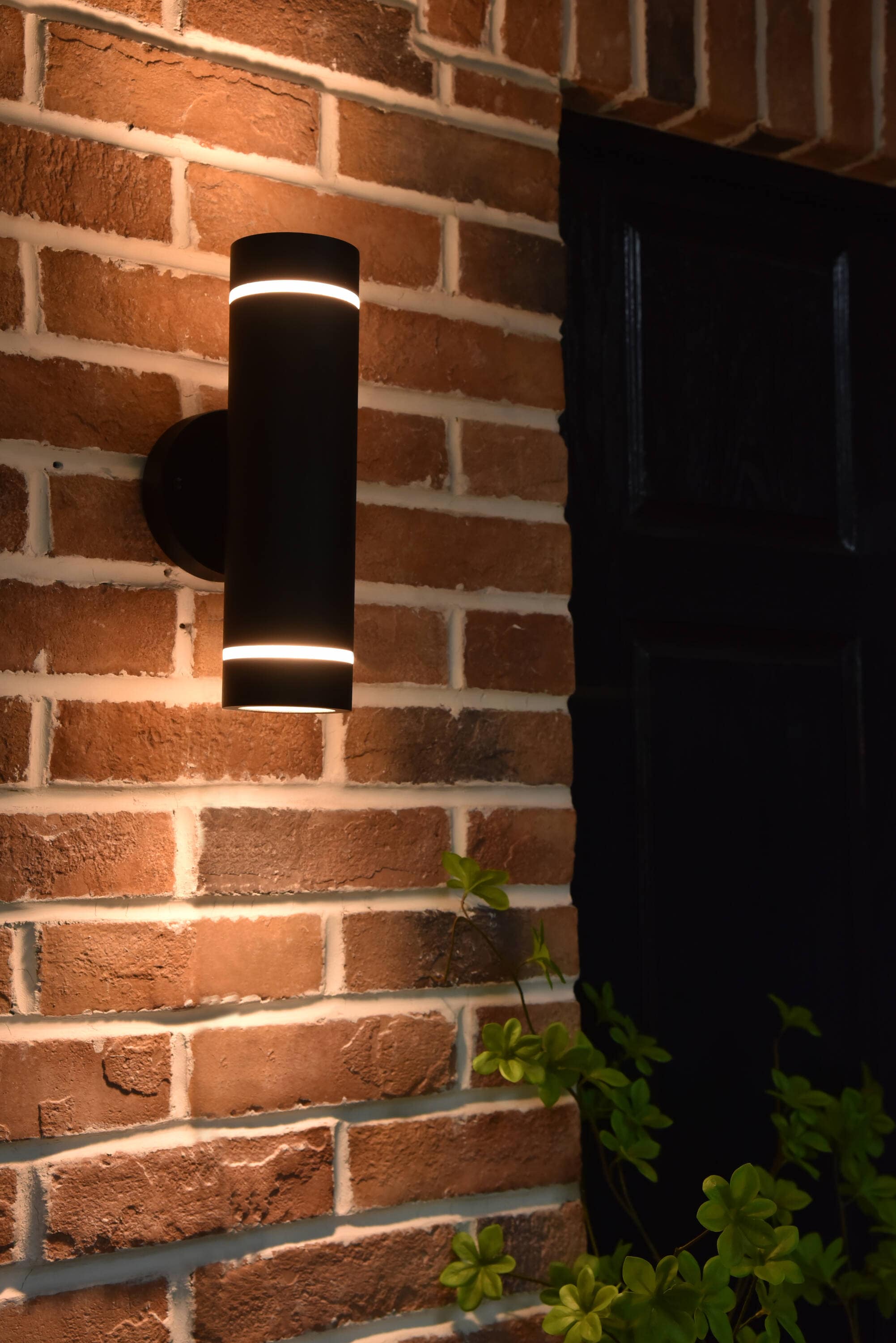 Origin 21 Allendale 11.18-in H Black Integrated LED Outdoor Wall 
