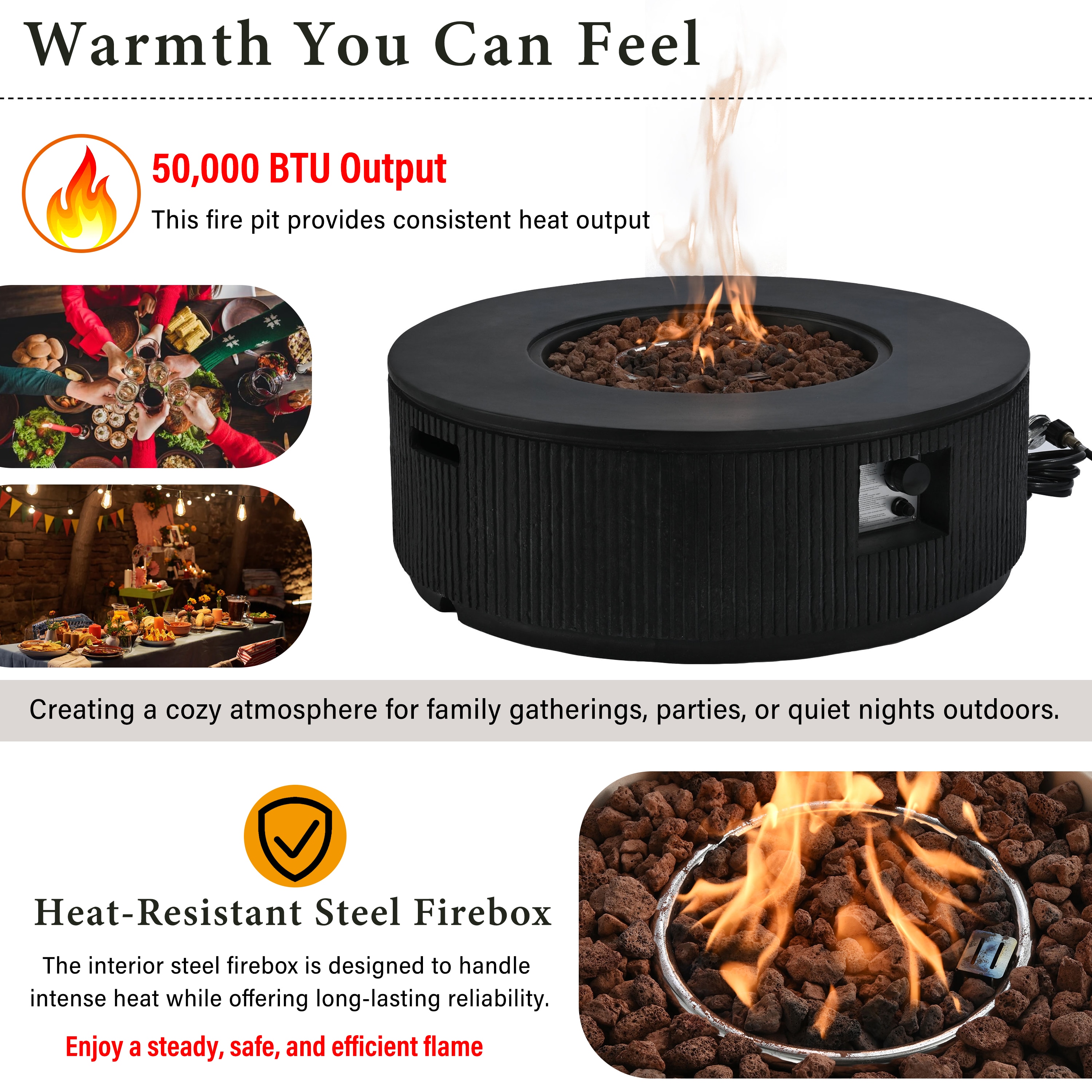 LUXEYARD DS-X-226-FIPT04 Outdoor-Gas-Firepits - View #3