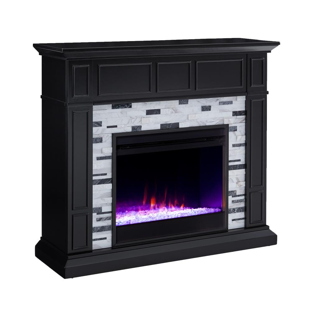 Clihome 50-in W Black Fan-forced Electric Fireplace VL-BI50-JN Sansujyuku sansujyuku.com