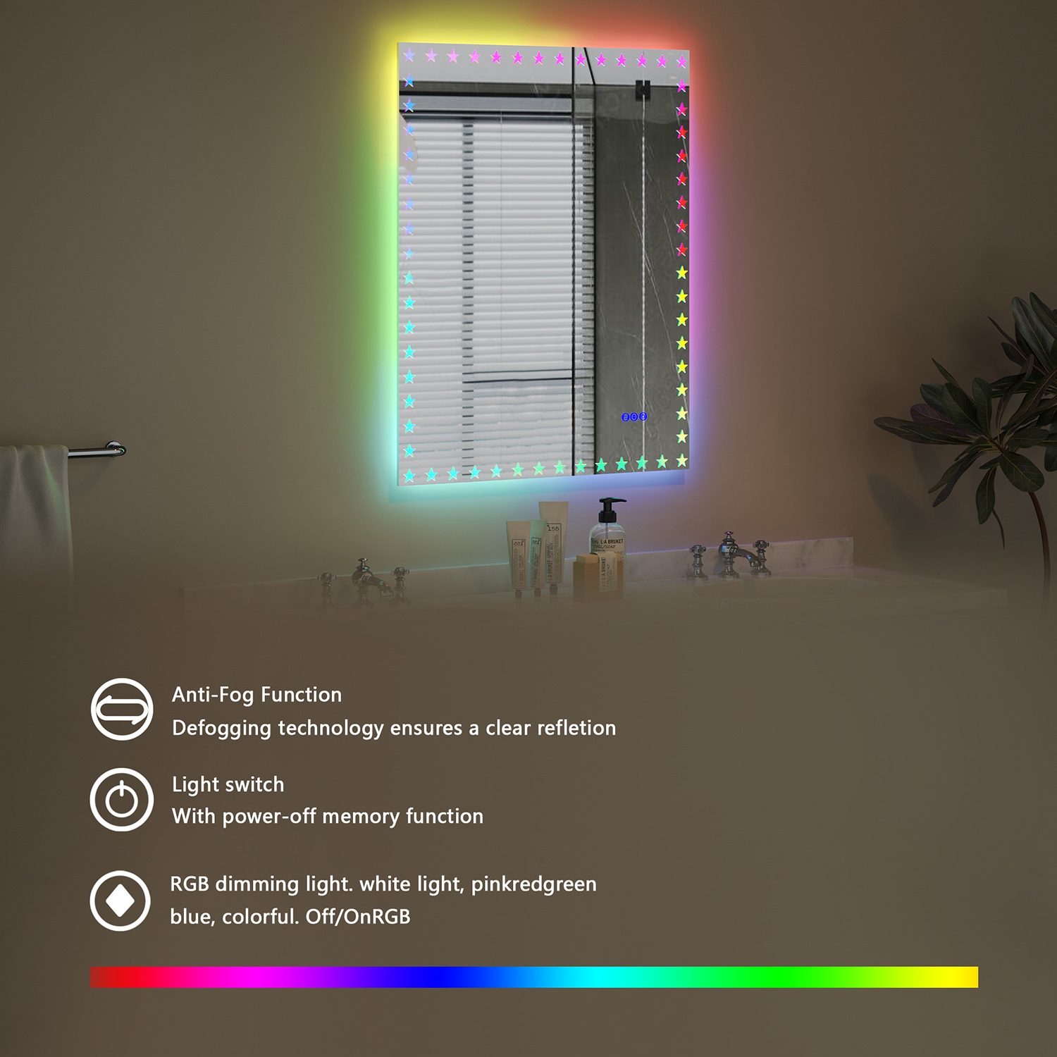 SINOFURN SYA760163SL Framed-Bath-Mirrors - View #18