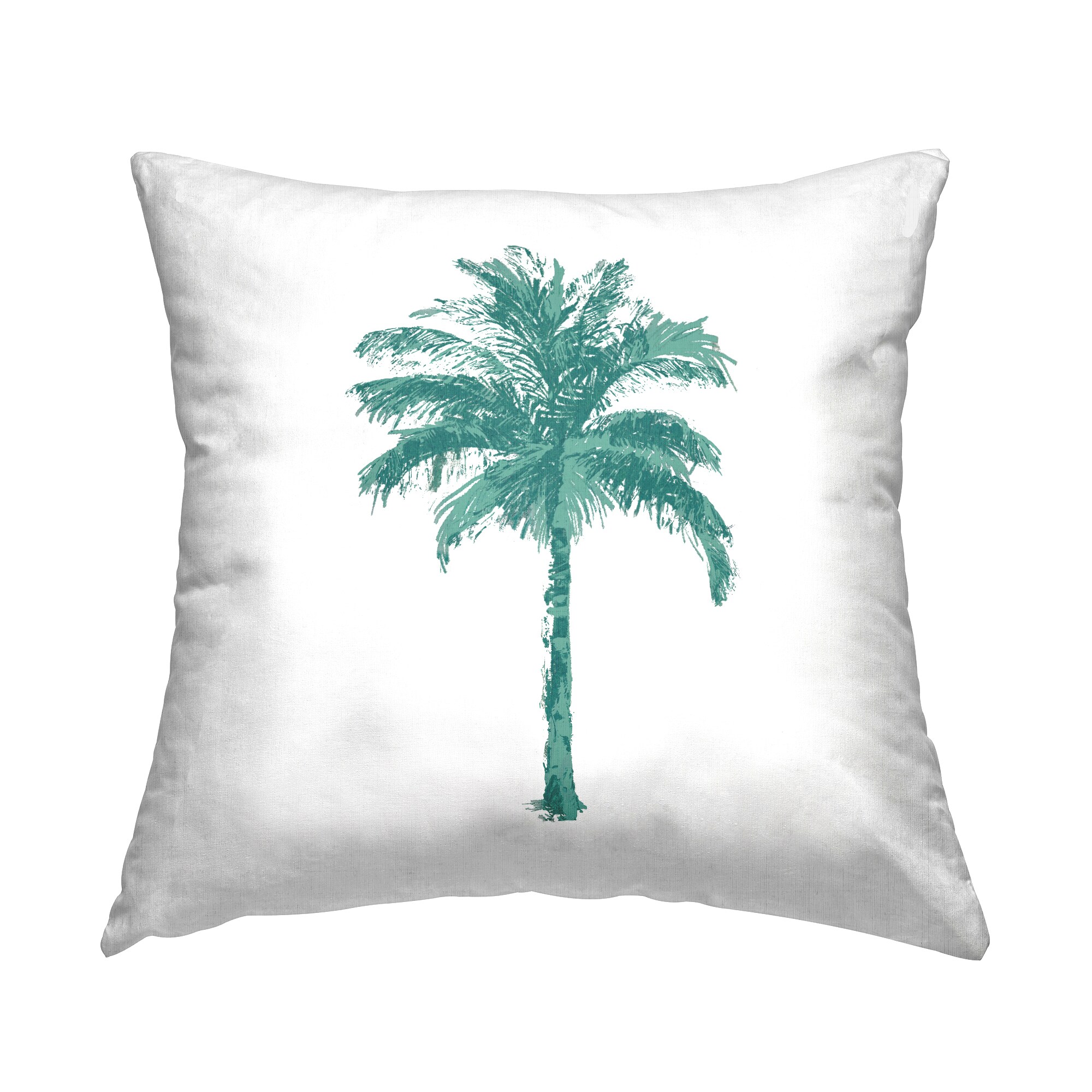 Stupell Industries PLB-772-SQW-18X18 18-in x 18-in Green Square Indoor Decorative Pillow