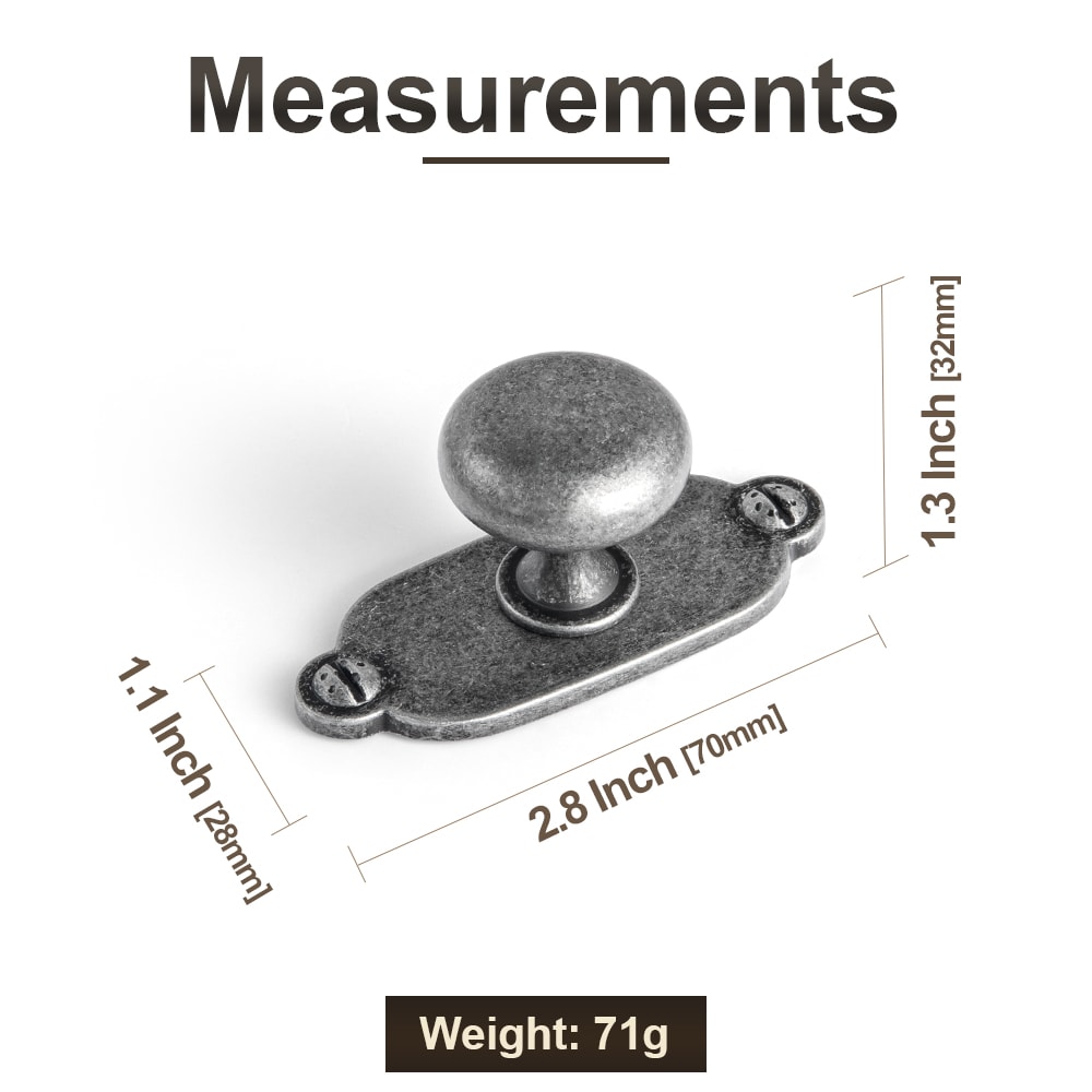Miaokesen 8611TIE-G013-DK Cabinet-Knobs - View #2