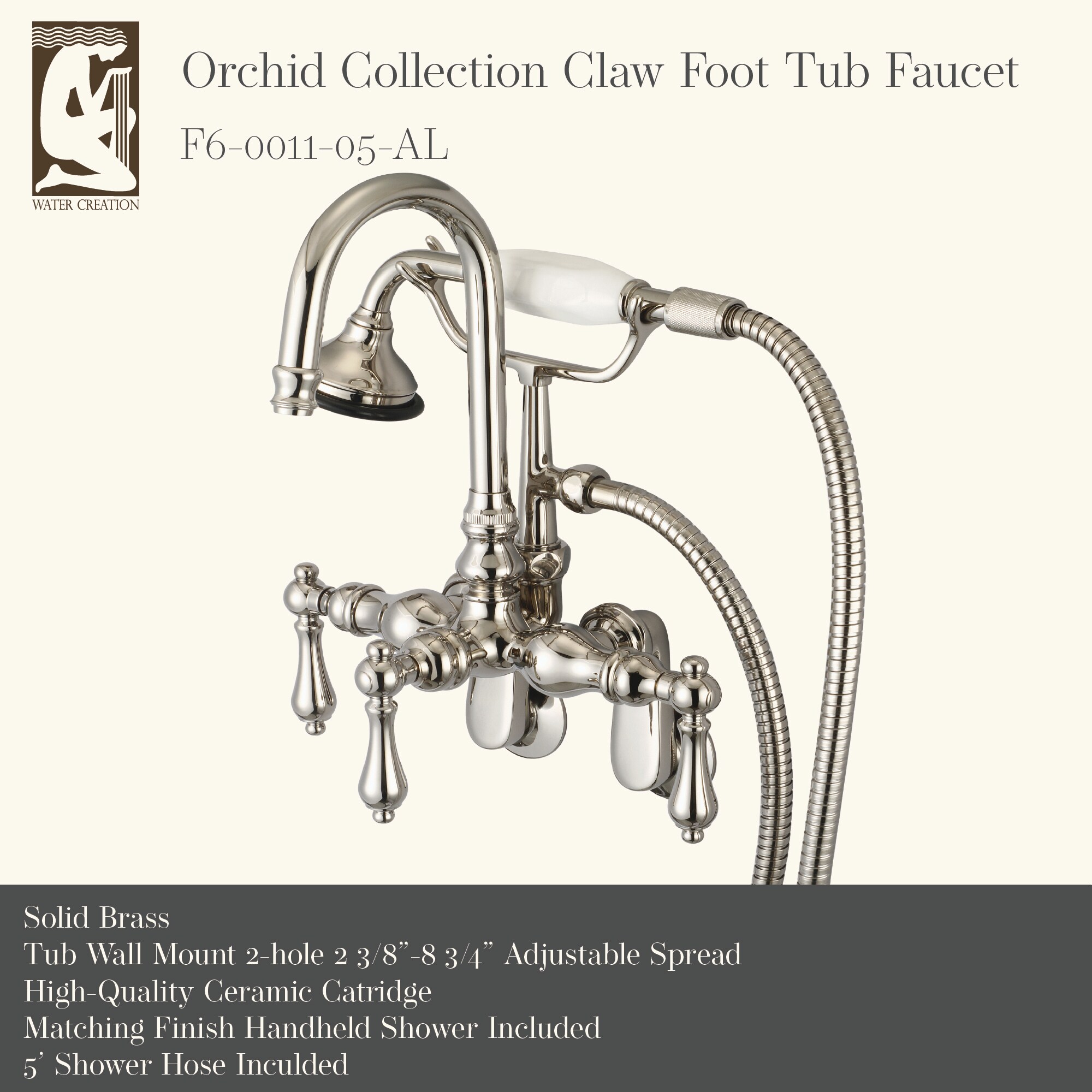 Water Creation F6-0011-05-AL Roman-Tub-Faucets - View #2