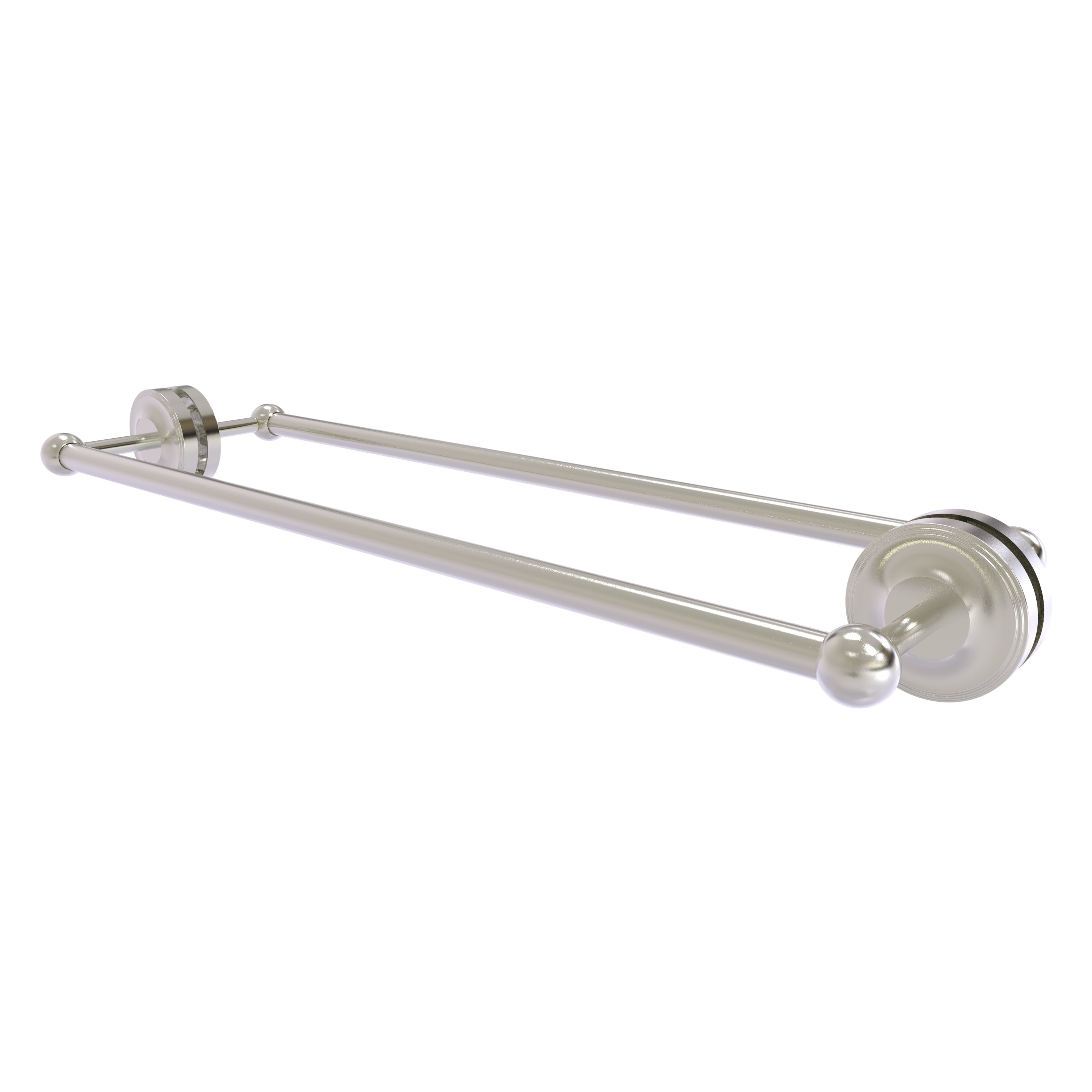 Allied Brass PR-41-BB-24-SN Prestige Regal 24-in double Satin Nickel Wall mount Double Towel Bar