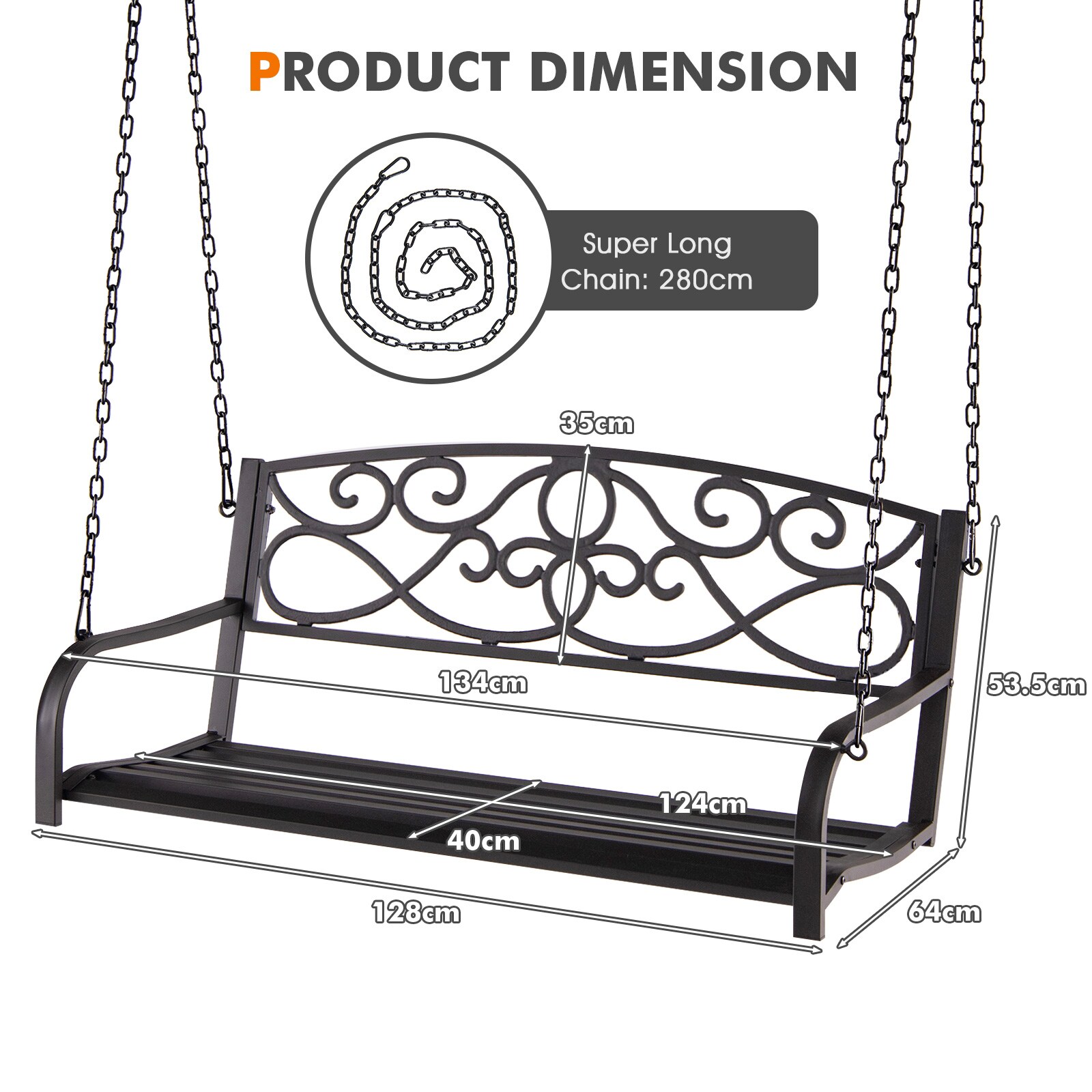 Clihome CWCH-NP10AD185BN Swing-Gliders - View #6