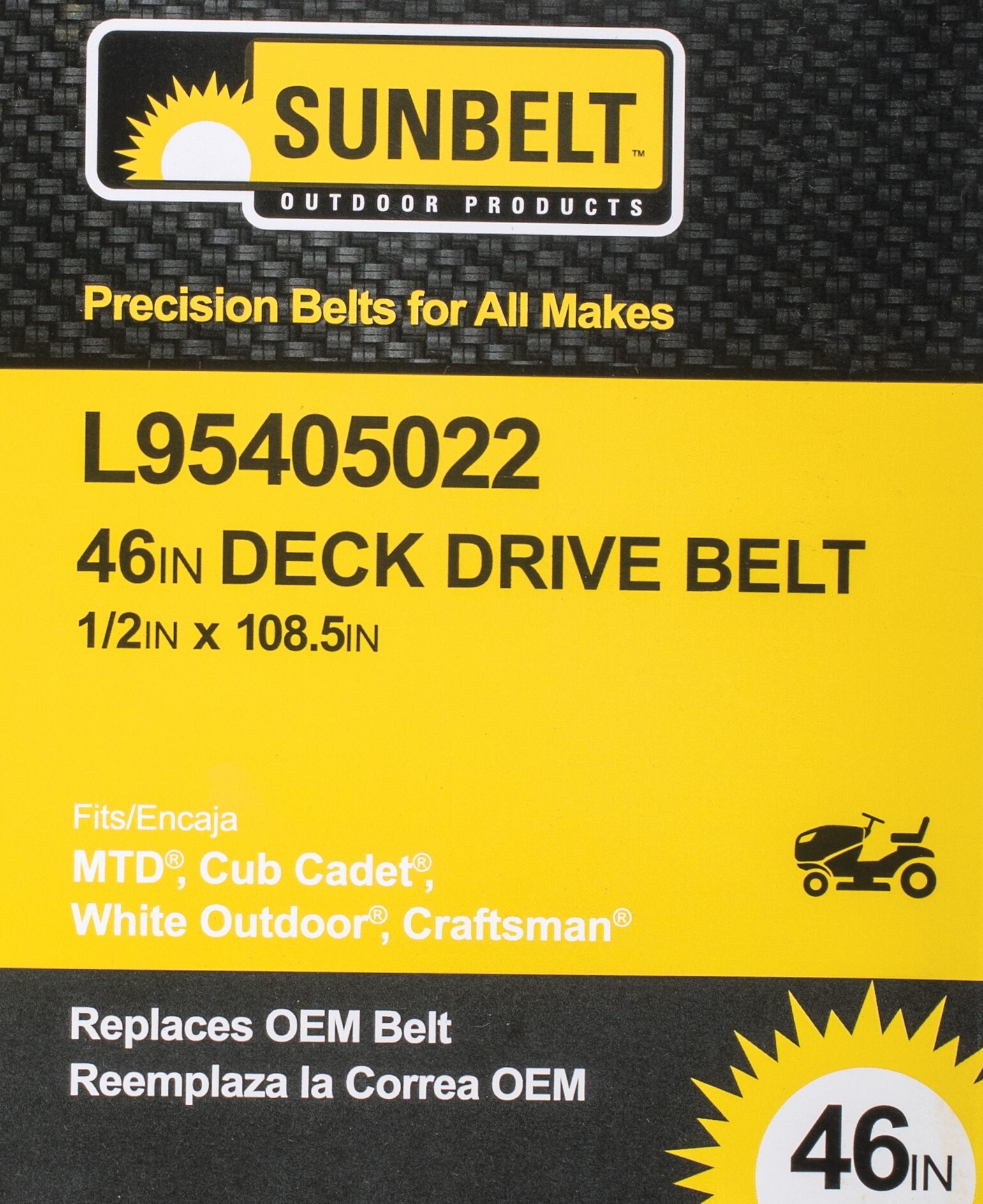 Sunbelt L95405022 Riding-Mower-Belts - View #5