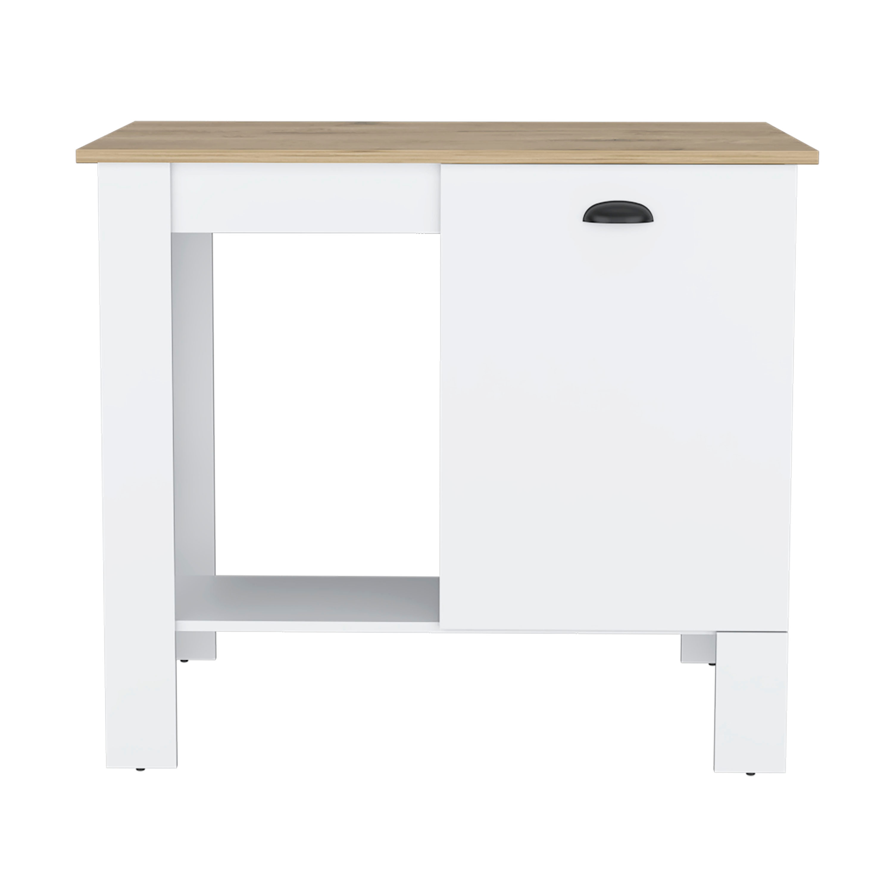 Damerin ZQ-DS-F45 White Wood Storage bin rack ( 41-in W x 28-in D x 35.5-in H )