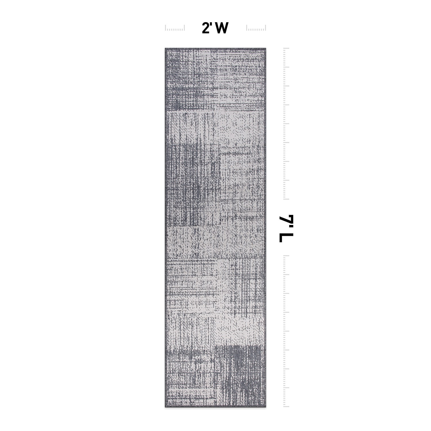 World Rug Gallery 4032GRAY2X7 rugs - View #2