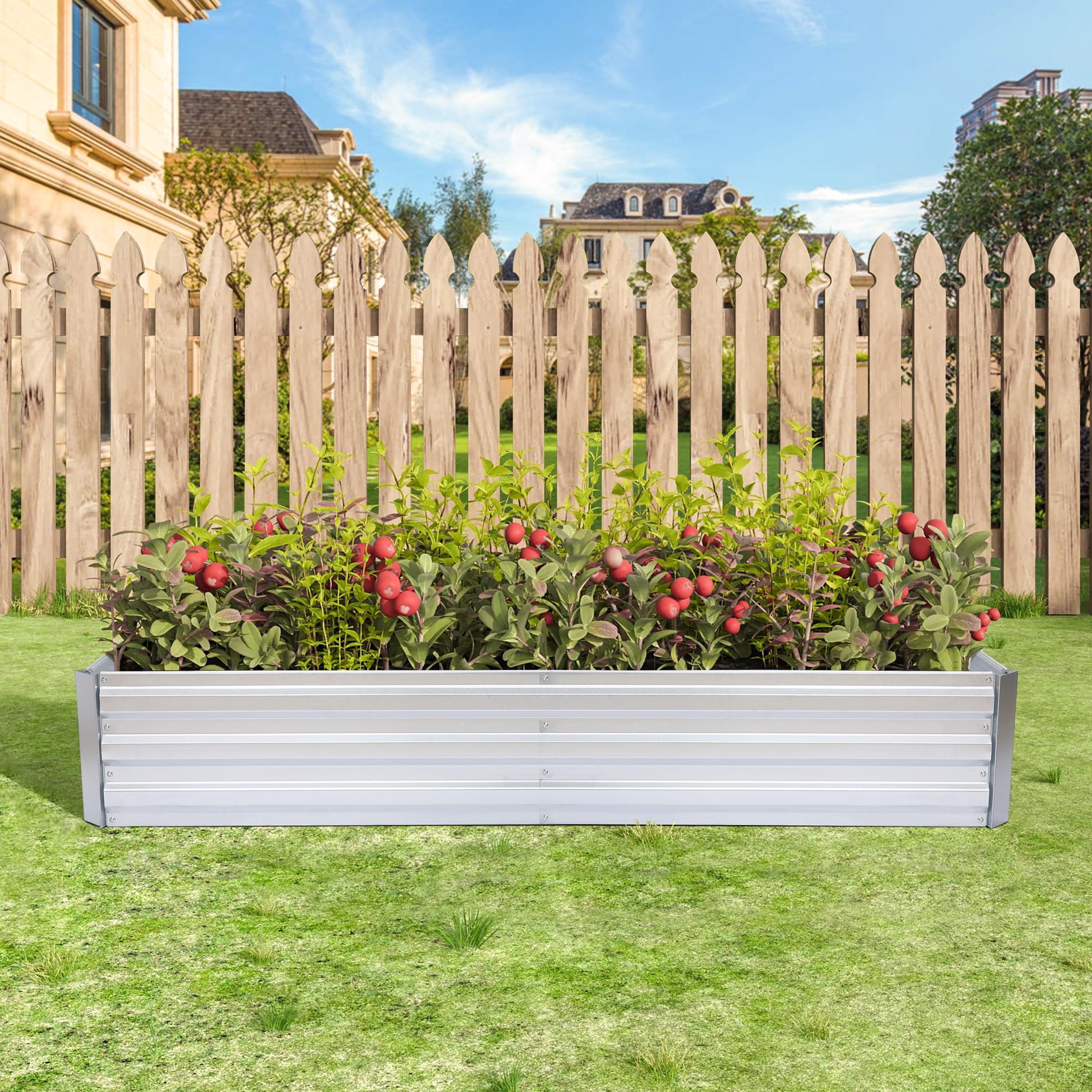 LuxenHome WHPL1666 Raised-Garden-Beds - View #2