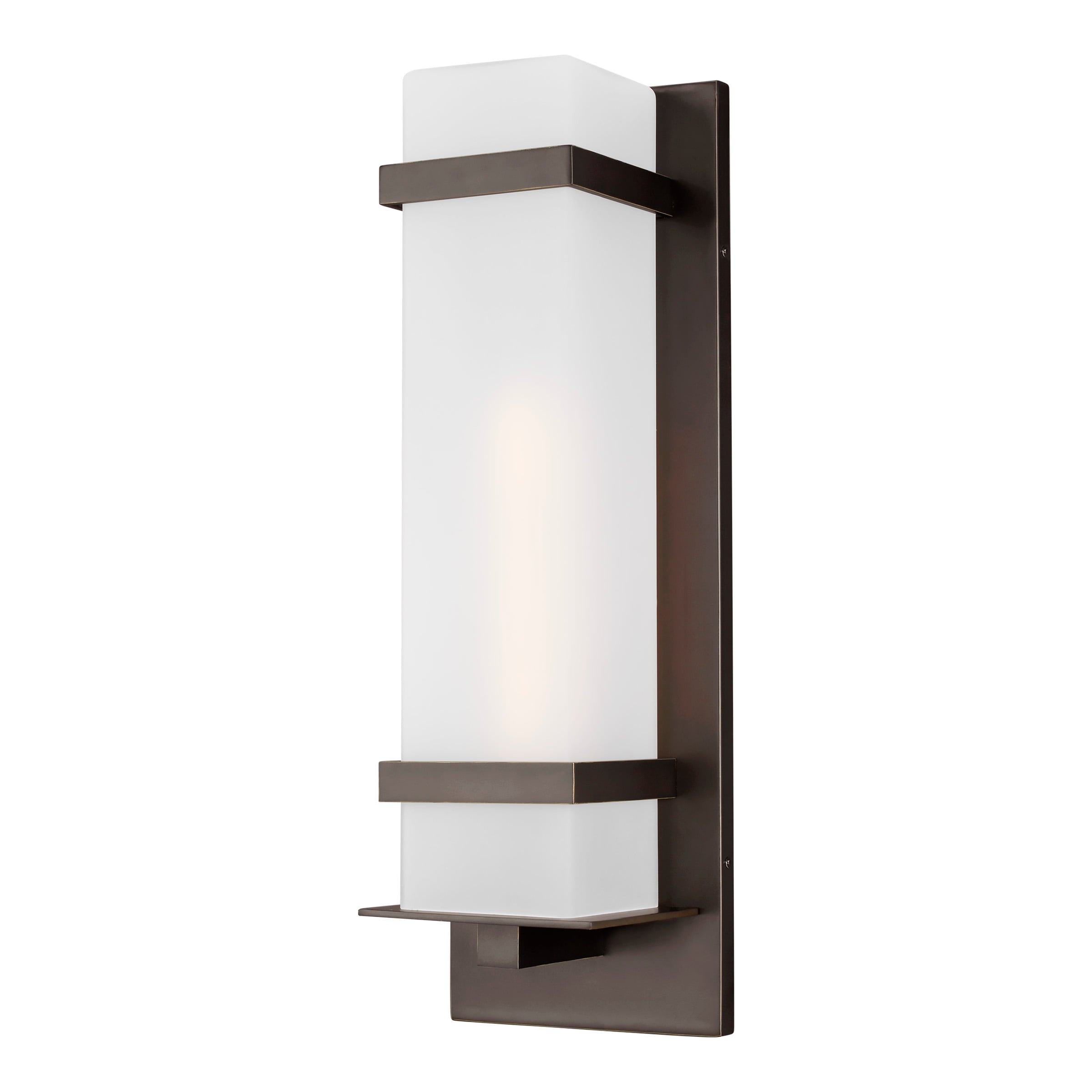 Generation Lighting 8720701-71 Alban 1 -Light 24.63-in H Antique Bronze Hardwired Outdoor Wall Light