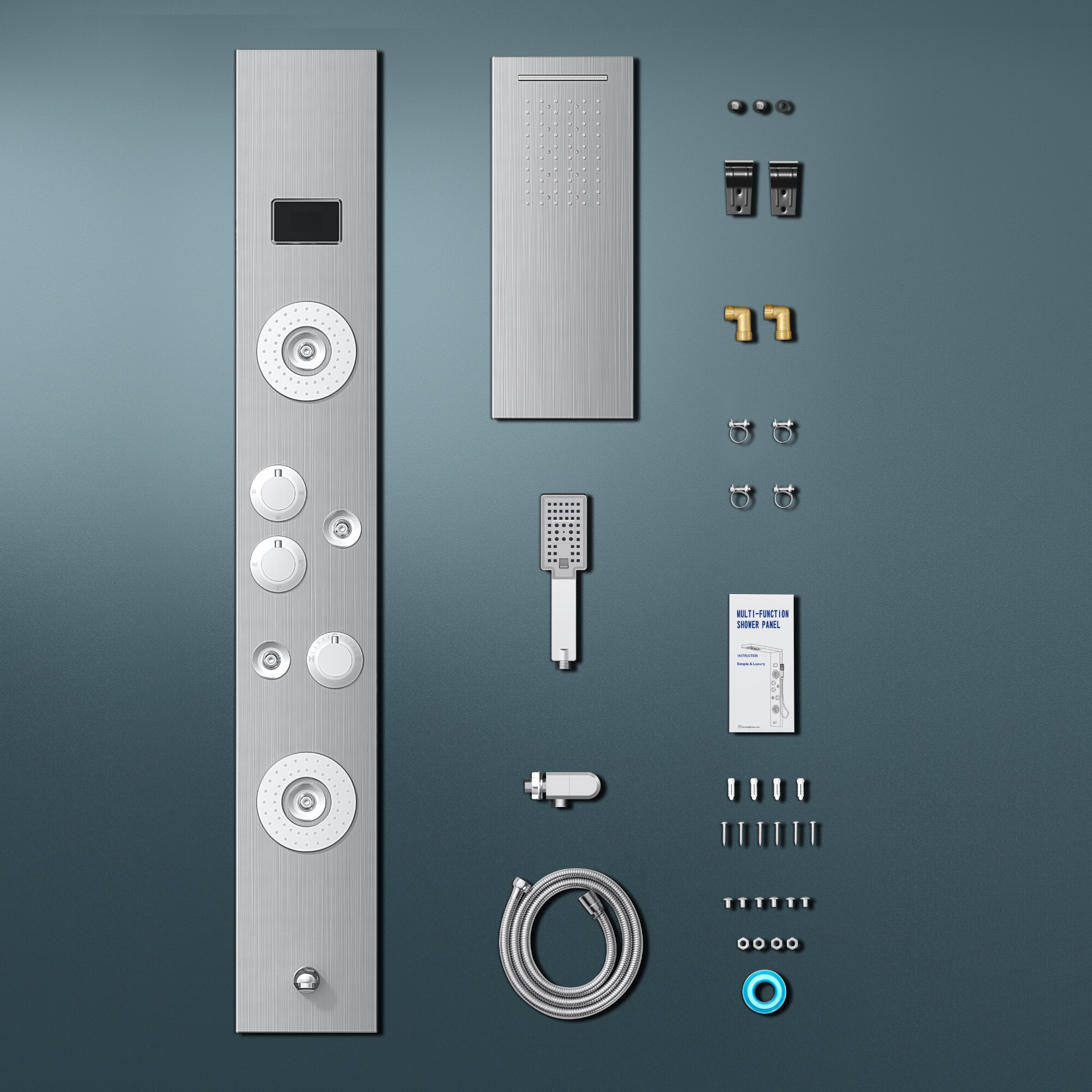 FORIOUS LL5502301BN Showerhead-Bar-Panels - View #15