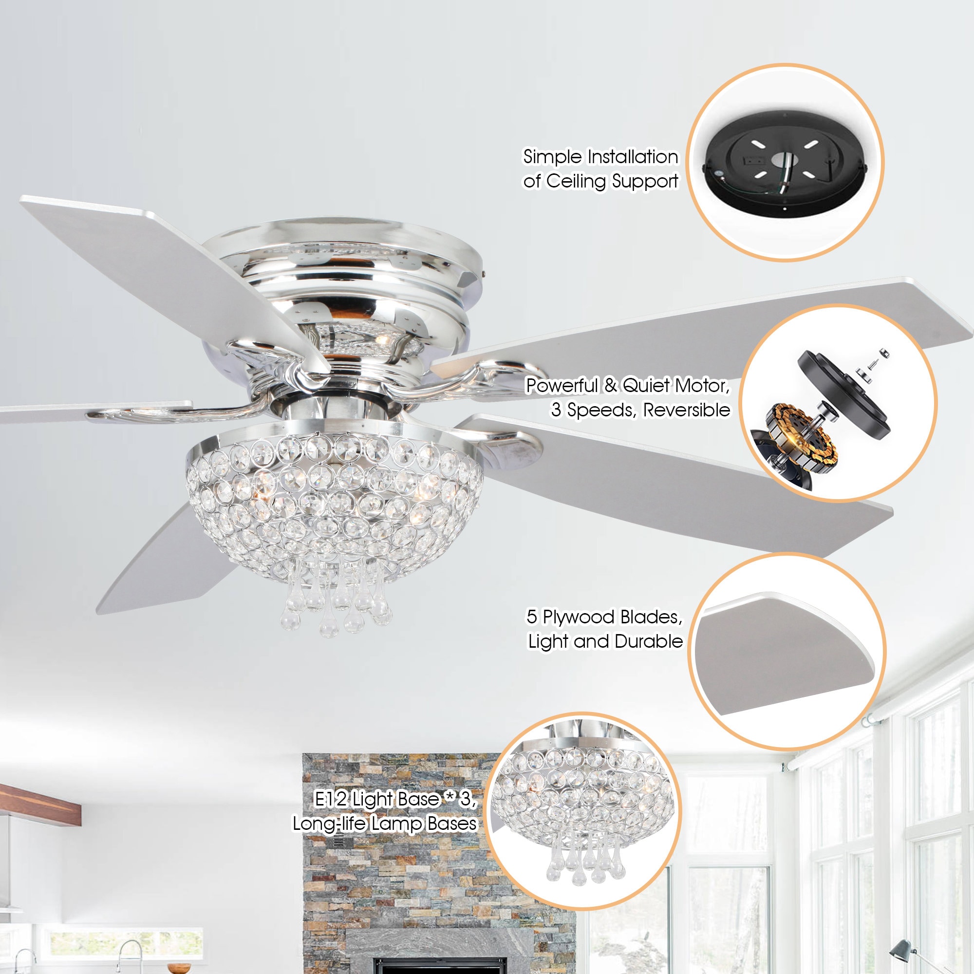 Parrot Uncle F6349110V Ceiling-Fans - View #5